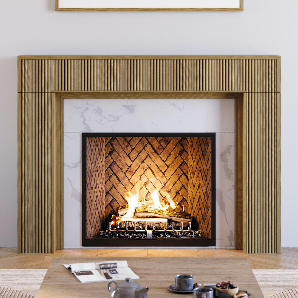 Modern Ember HEWITT-5642-WHT Mantel-Shelves - View #2