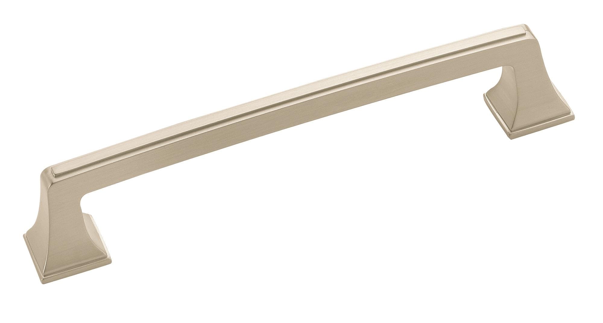 Satin Nickel Brushed Traditional Appliance Pull with Mounting Hardware