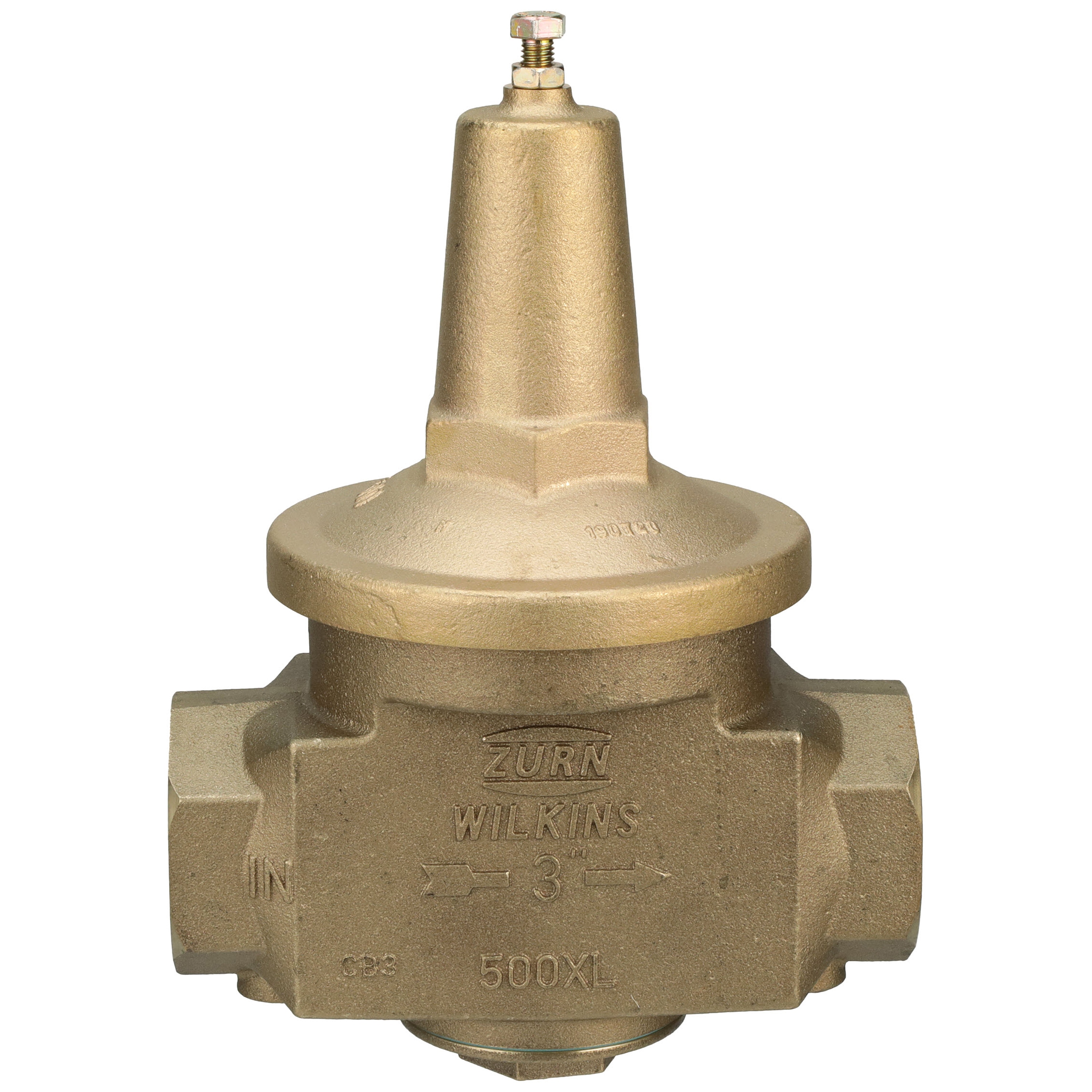 Zurn Wilkins 3-500XLHLR 3-in FNPT Bronze Pressure Reducing Valve