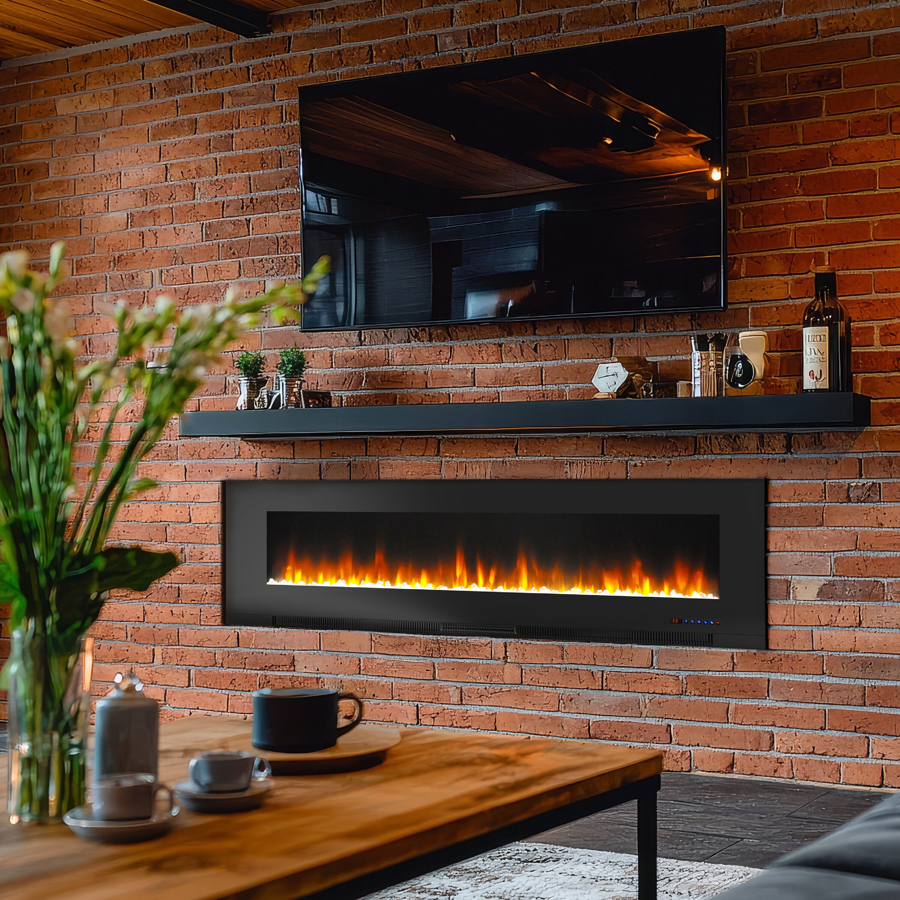 Cambridge CAM60WMEF-1BLK Electric-Fireplaces - View #5