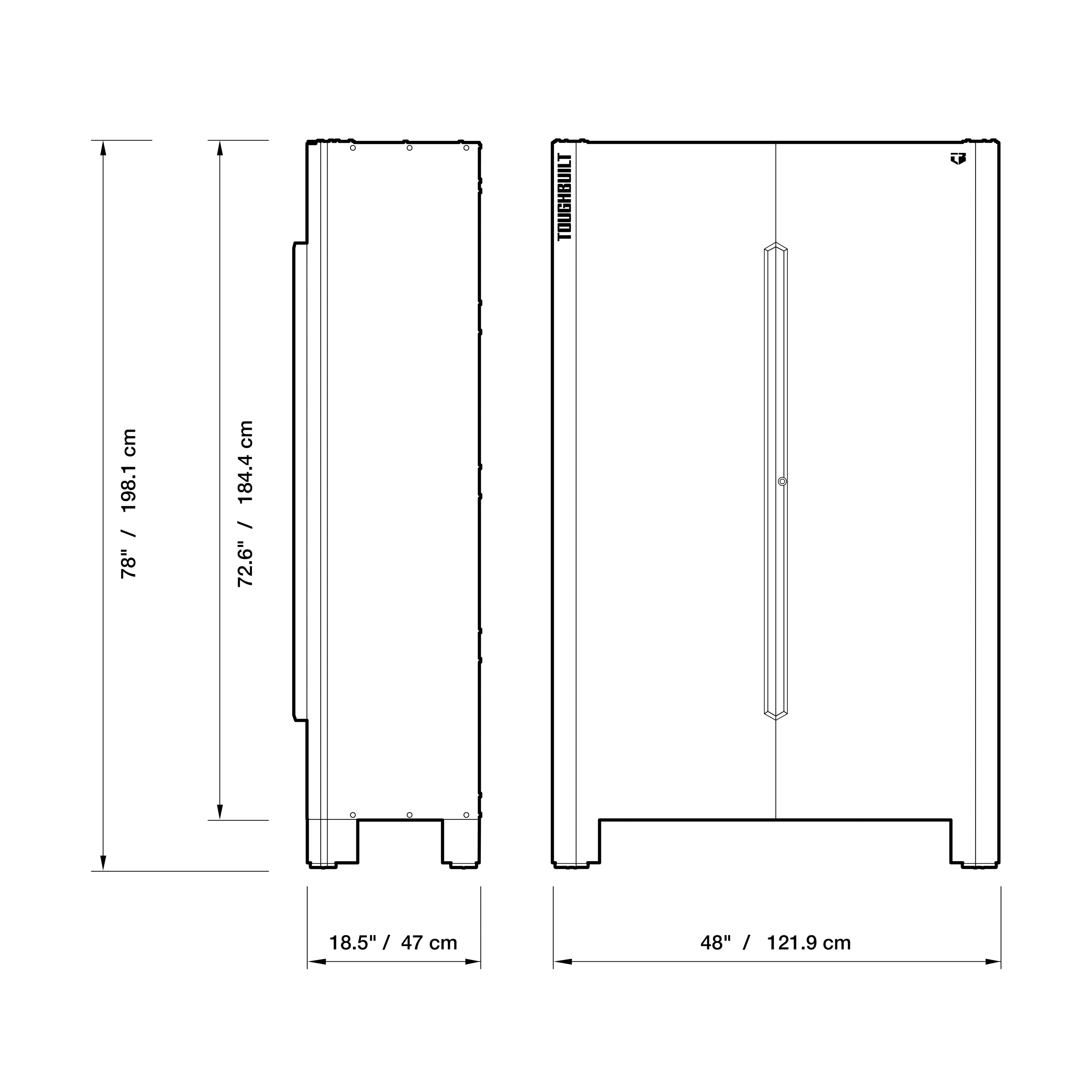 TOUGHBUILT TB-G1-F48 Garage-Cabinets - View #18