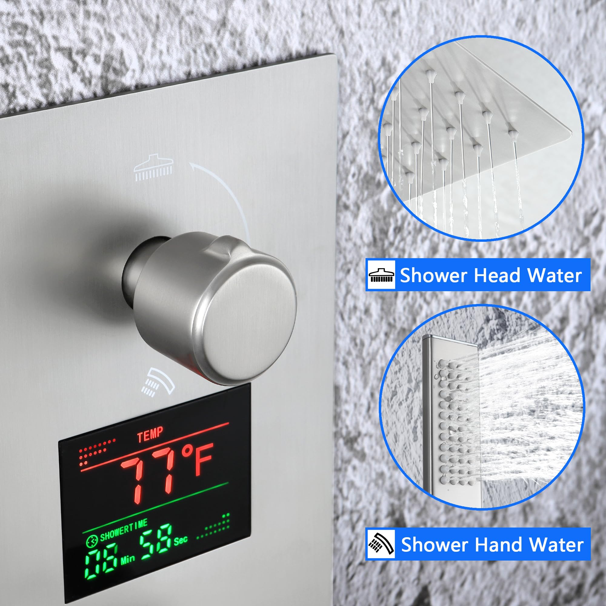 ITOPFOX LIT0814I162 Fixed-Showerhead - View #5