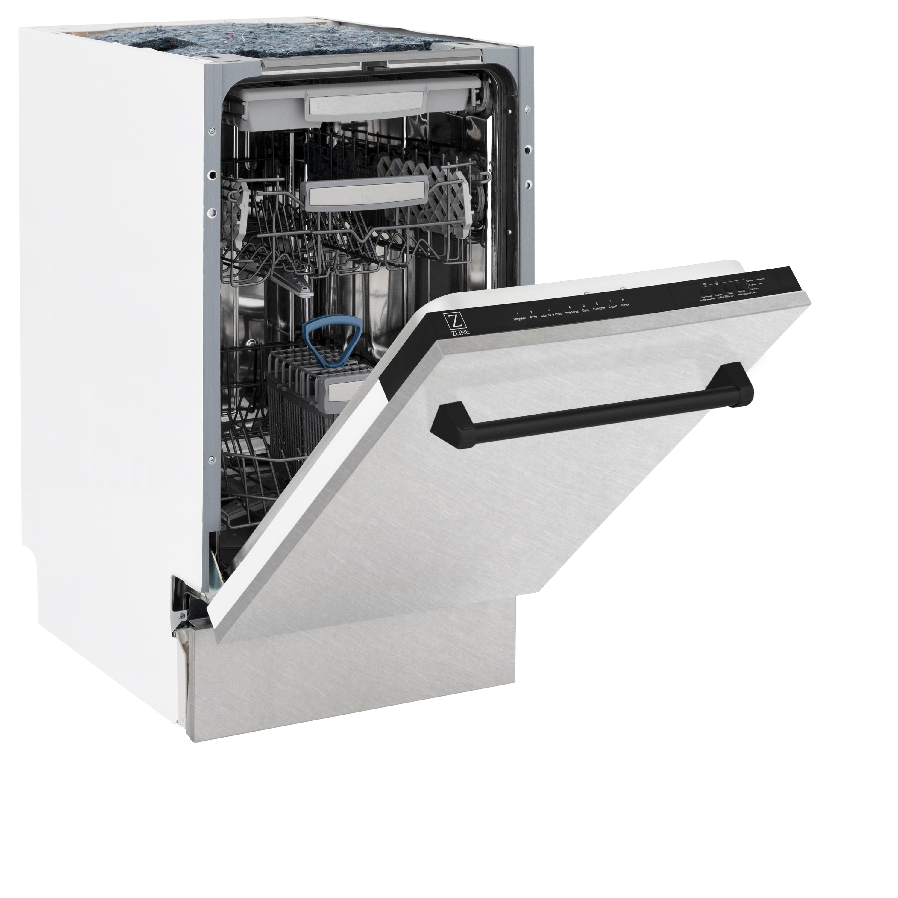 ZLINE KITCHEN & BATH DWVZ-SN-18-MB Builtin-Dish - View #5
