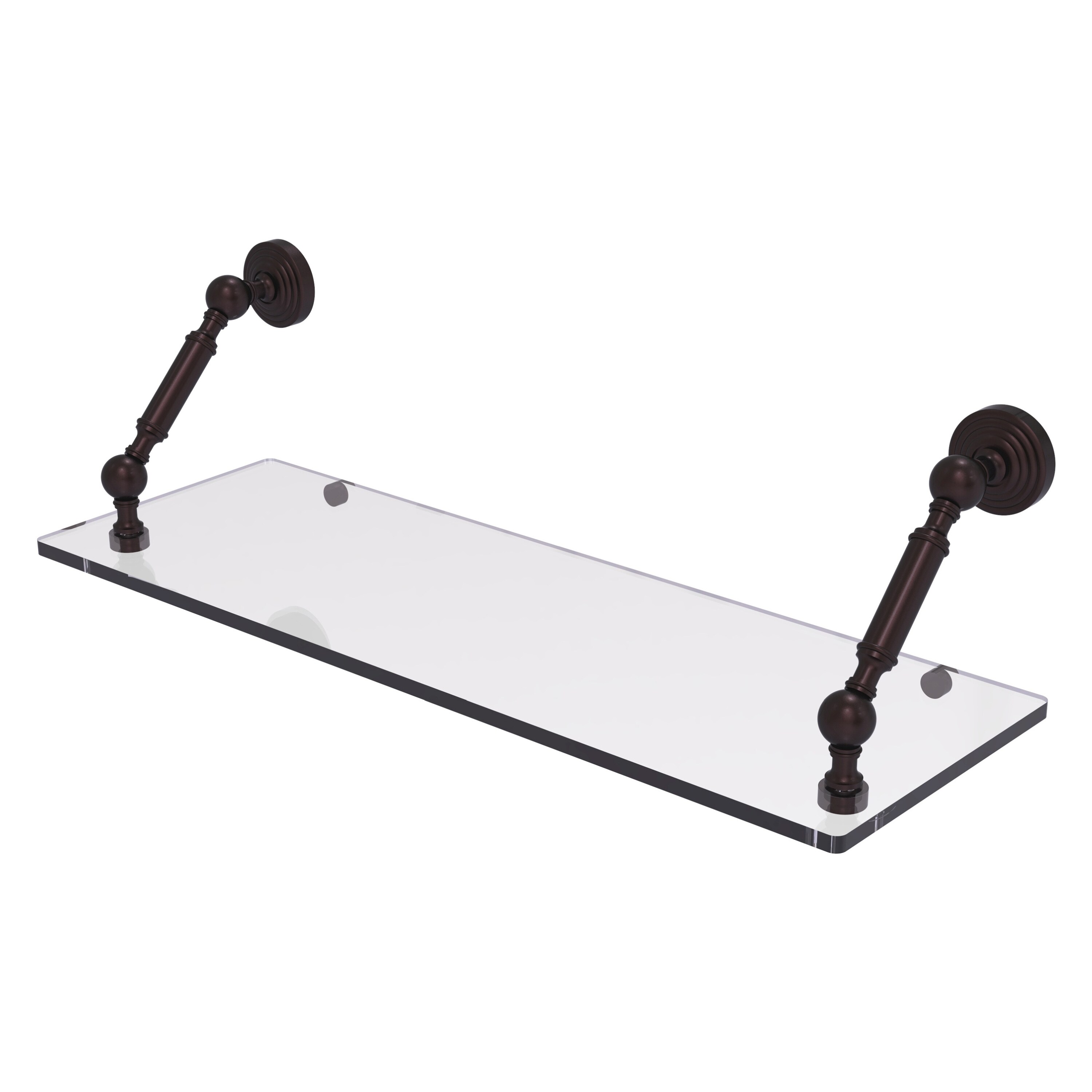 Allied Brass WP-1-24-ABZ Waverly Place Antique Bronze Wall mount Bathroom Shelf ( 24-in x 7.3-in x 8-in )