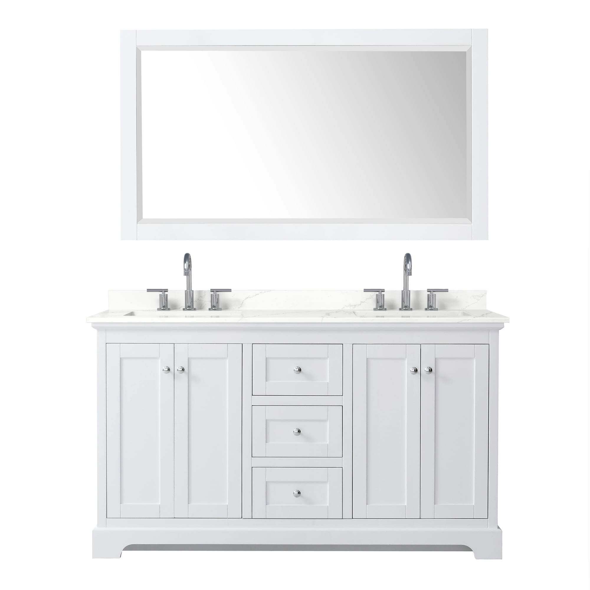 Wyndham Collection WCV232360DWHGTUS3M58 Bath-Vanity-Combo - View #2