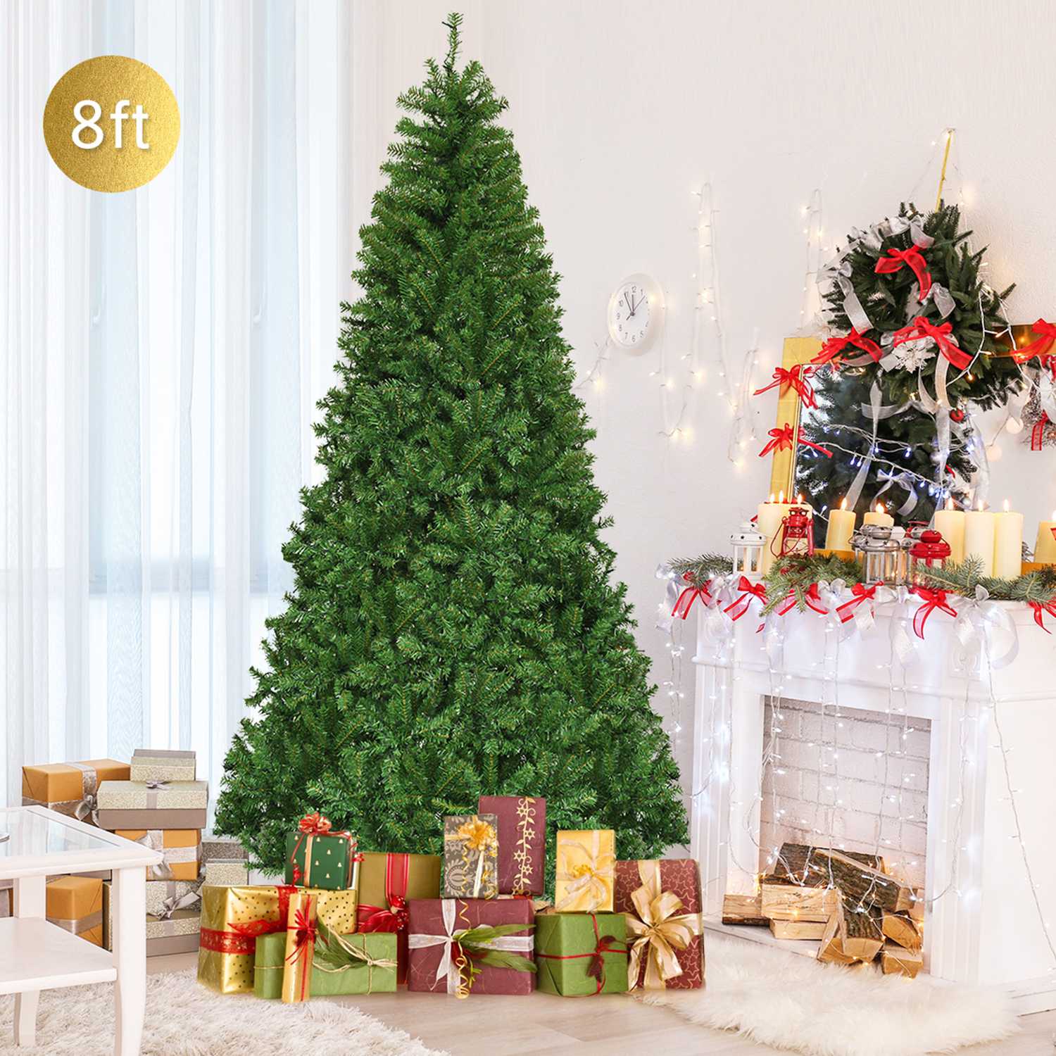 Costway CSHY000383 Artificial-Christmas-Trees - View #2