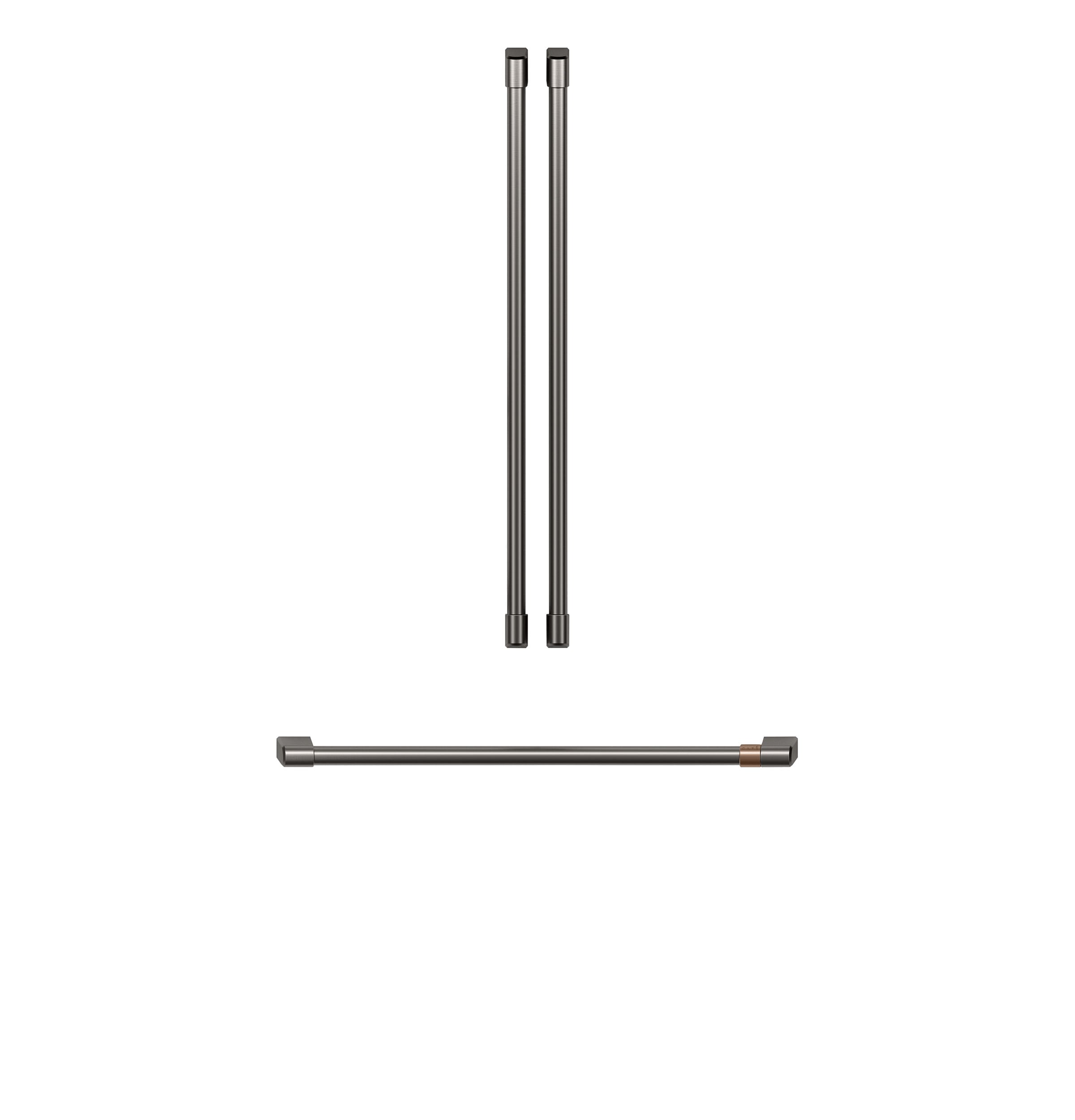 Cafe CXLB3H3PMBT French Door Refrigerator 3 Piece Handle Kit- Brushed Black