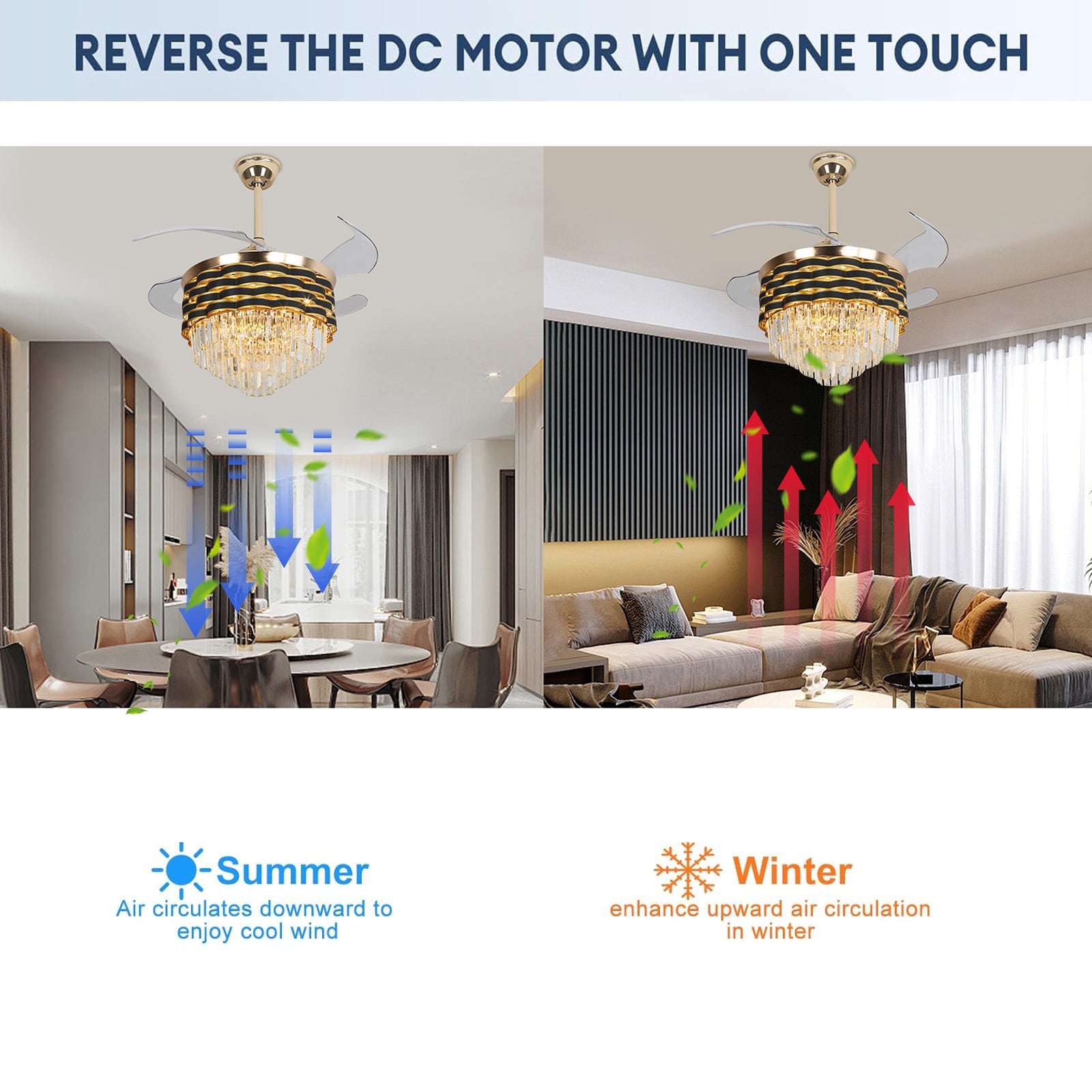 Oukaning JZUCOD-00790099 Ceiling-Fans - View #3