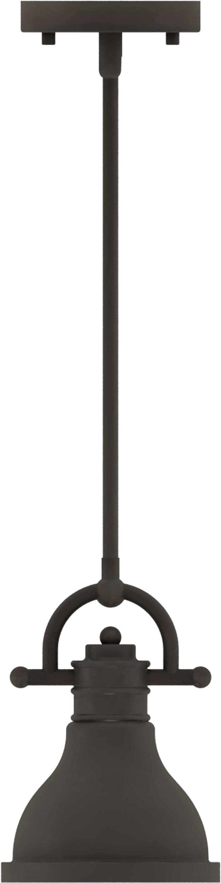 Medlar Foundry Bronze 6.5" Mini Pendant with Bell-Shaped Bowl