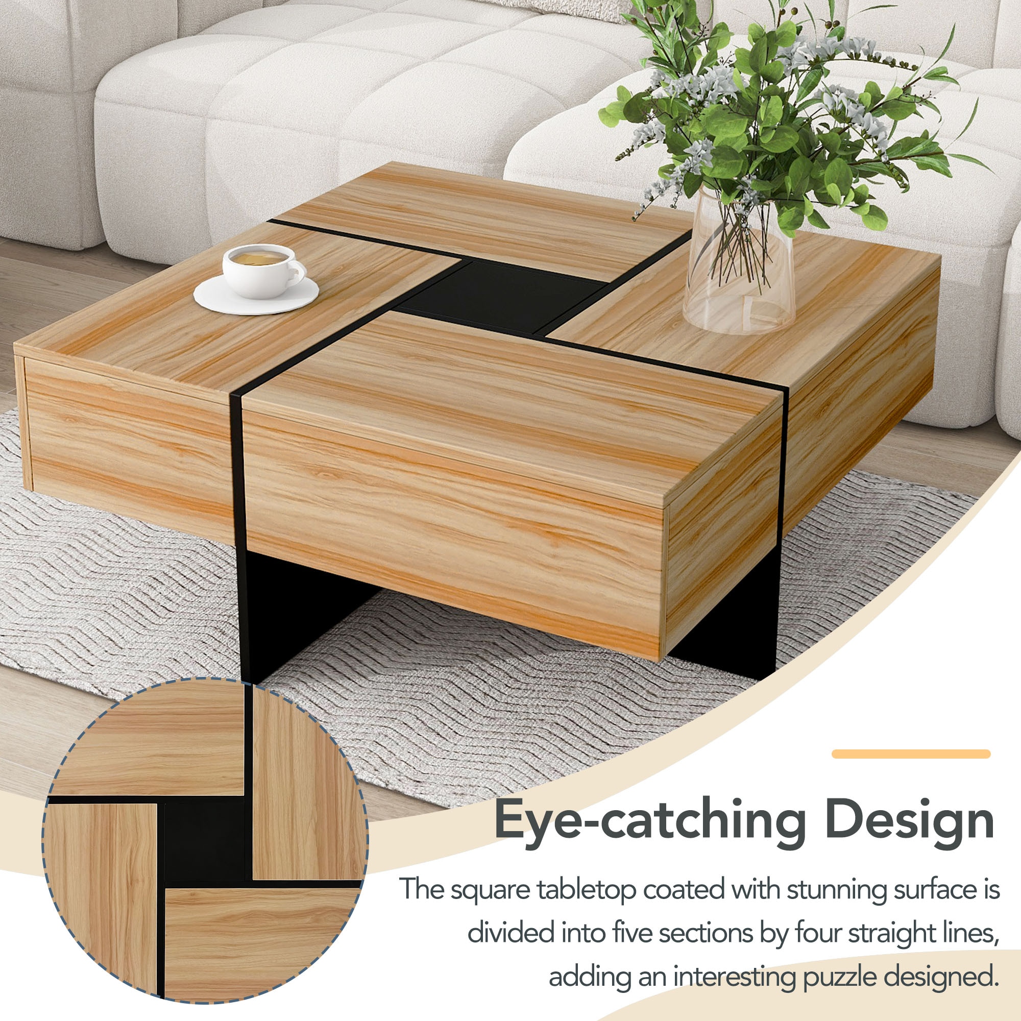 Mondawe OR-W2554D-TR Coffee-Tables - View #3