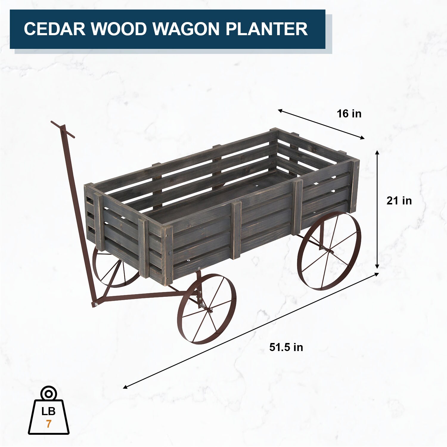 Shine Company 4944GY Planter-Window-Box - View #7