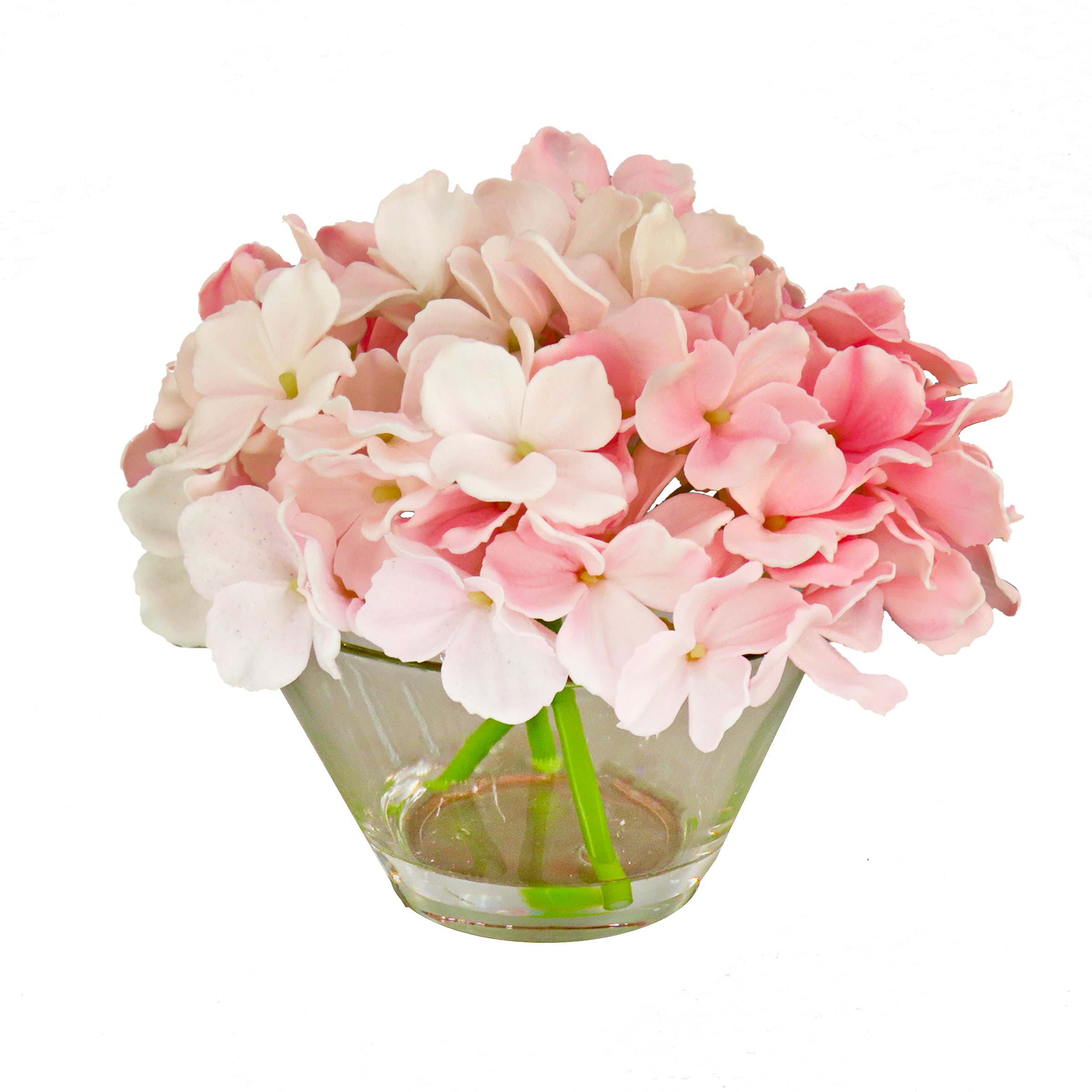 National Tree Company MT81-7HYD20GLPK 8-in H Spring Tabletop Decoration Vase