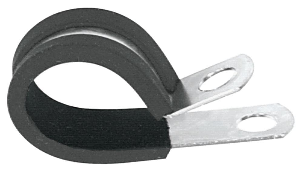 Clamp - Rubber Cushion, 3/8 Mounting Hole, 2 Tube Size (sold by each)