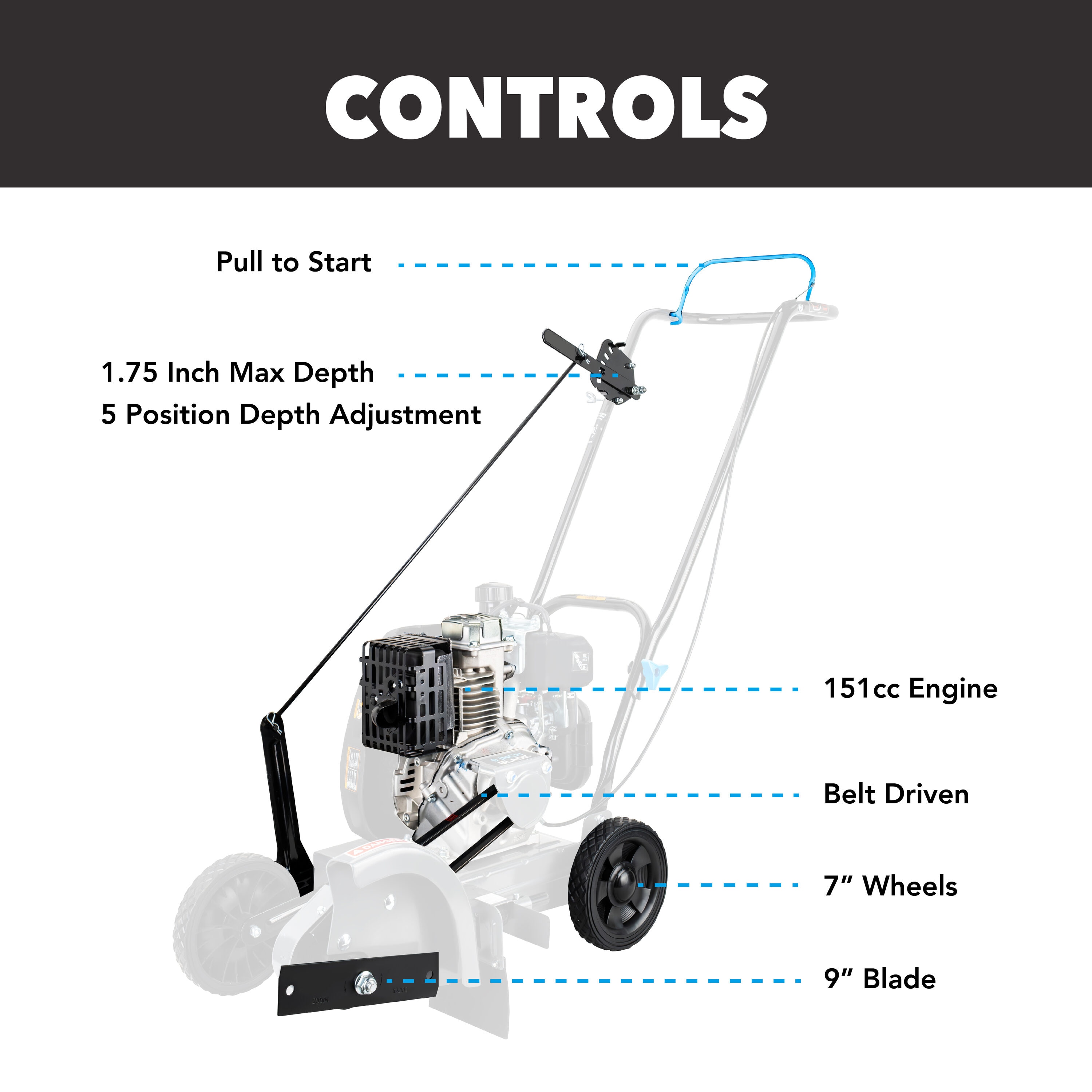 Pulsar Products PTG1080 Lawn-Edger - View #10