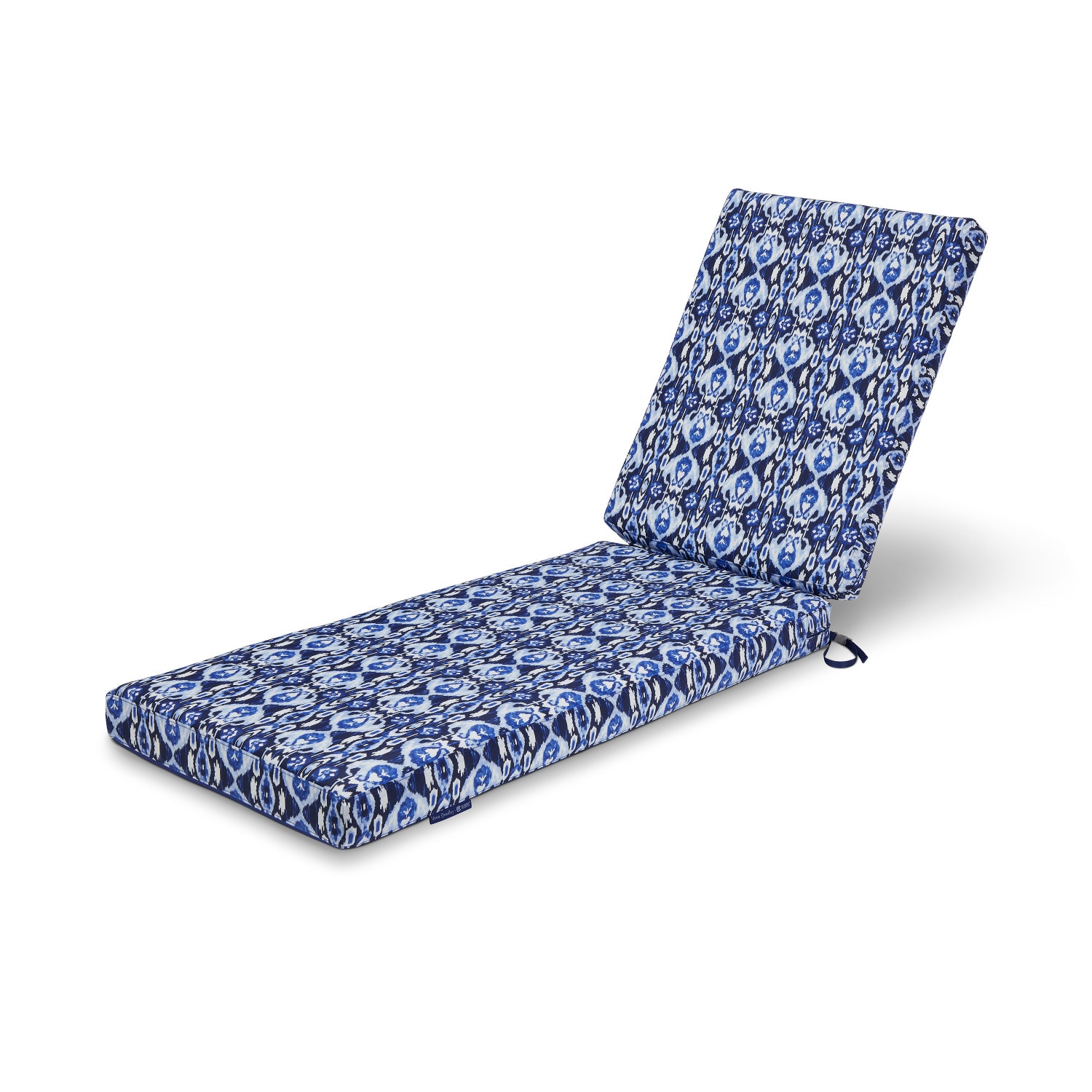 Classic Accessories 62-153-010501-PL 48-in x 26-in Ikat Island Patio Chaise Lounge Chair Cushion