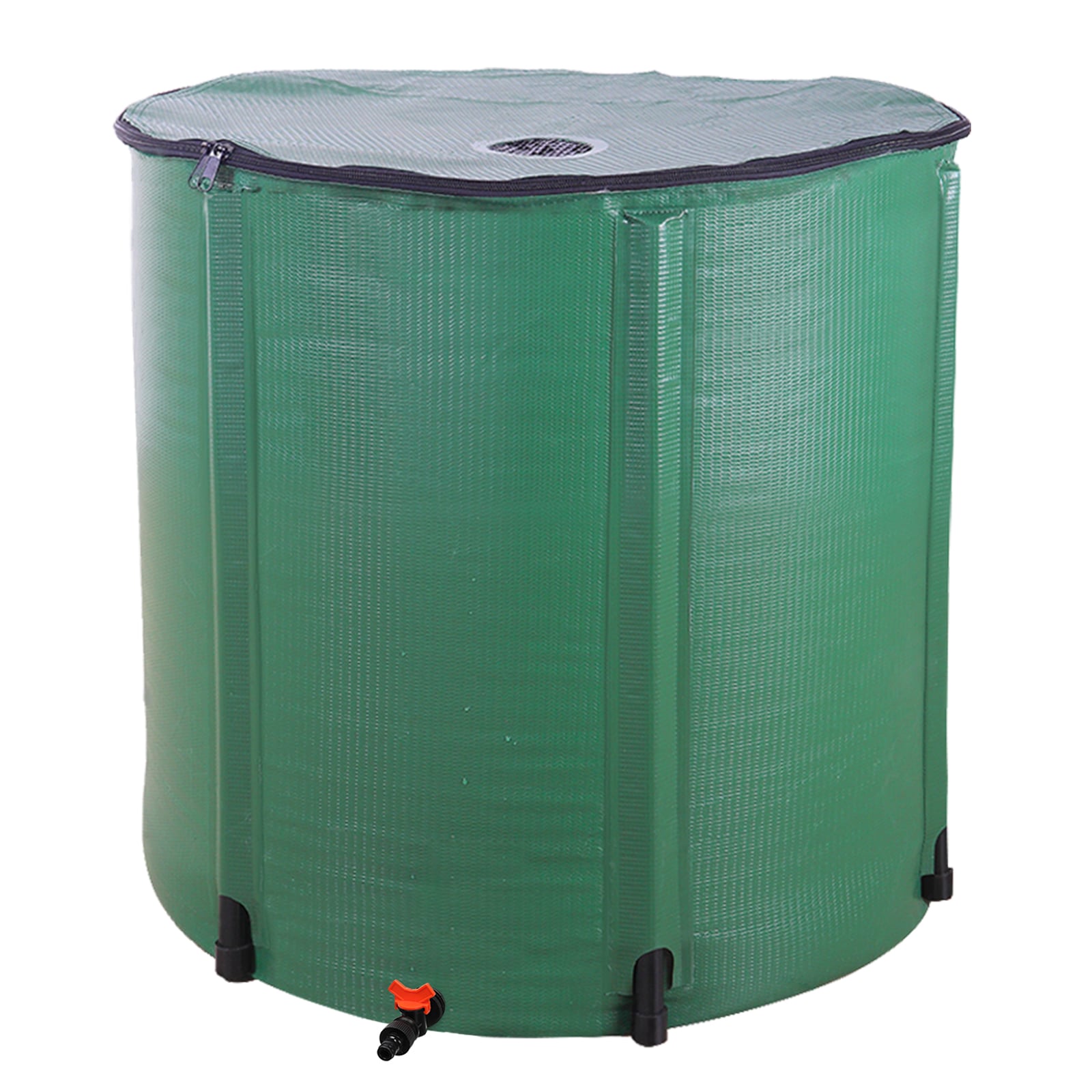 Outopee LO1G55000110 200-Gallon Green Plastic Rain Barrel Spigot