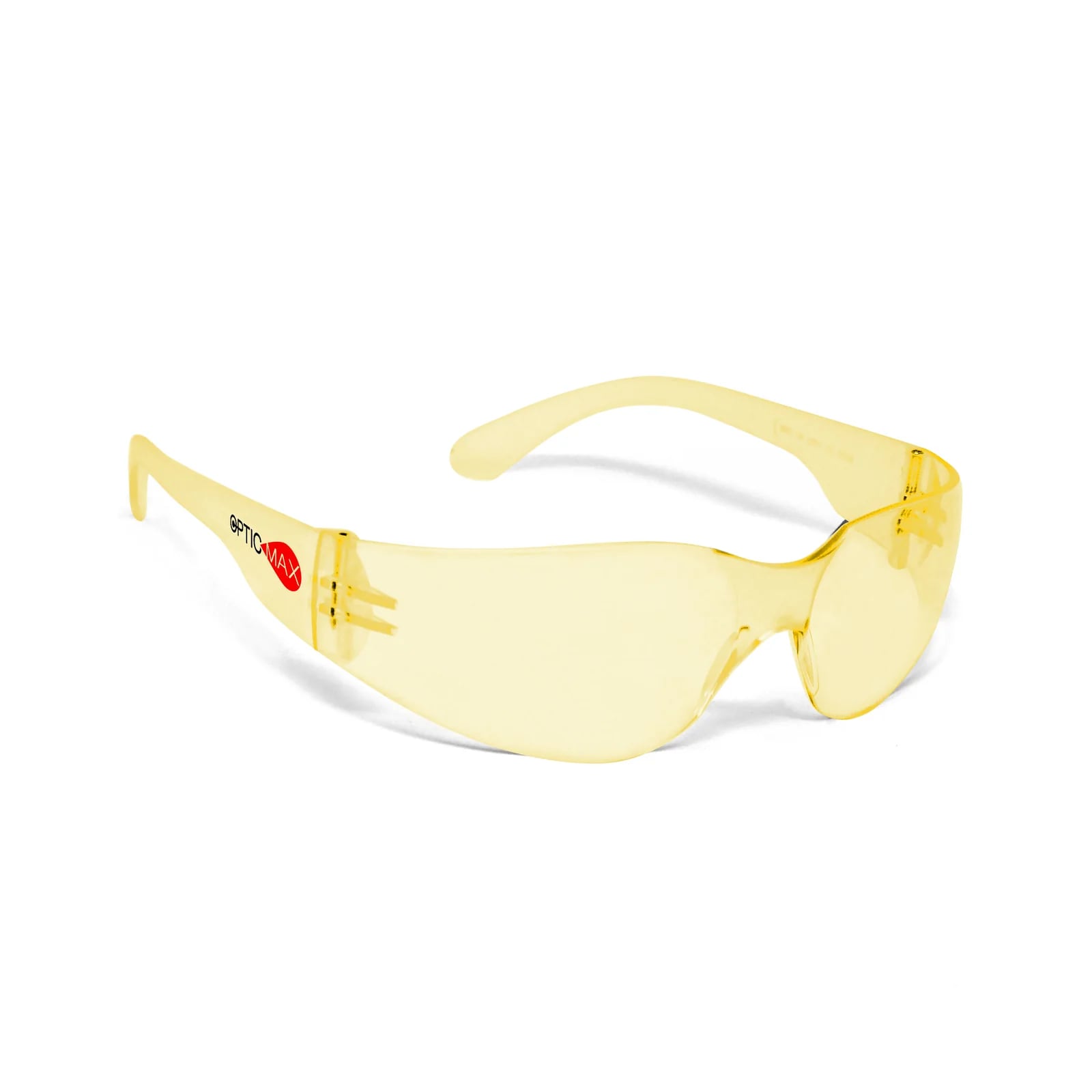Optic Max 100A 100A- OPTIC MAX Amber Lens Polycarbonate Safety Glasses