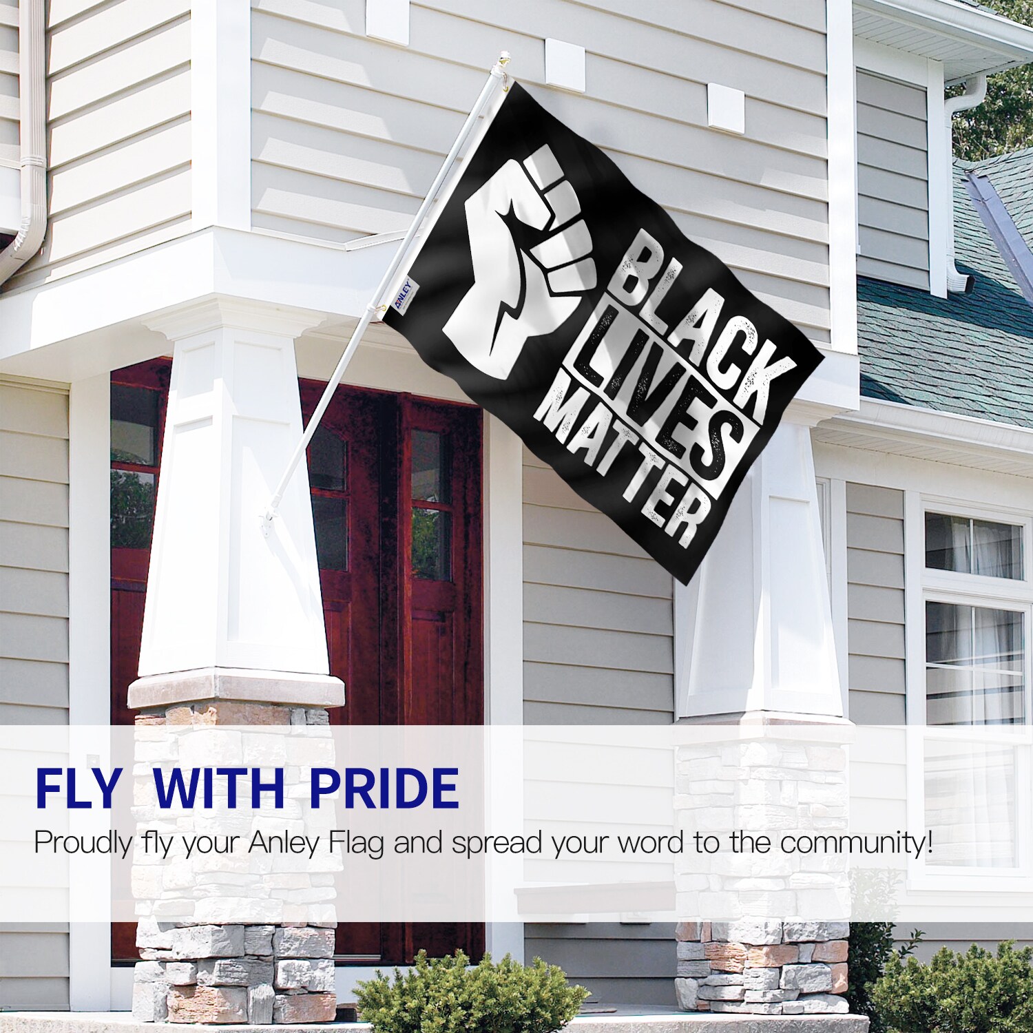 Anley A.FLAG.FISTBLM Decorative-Banner-Flags - View #5