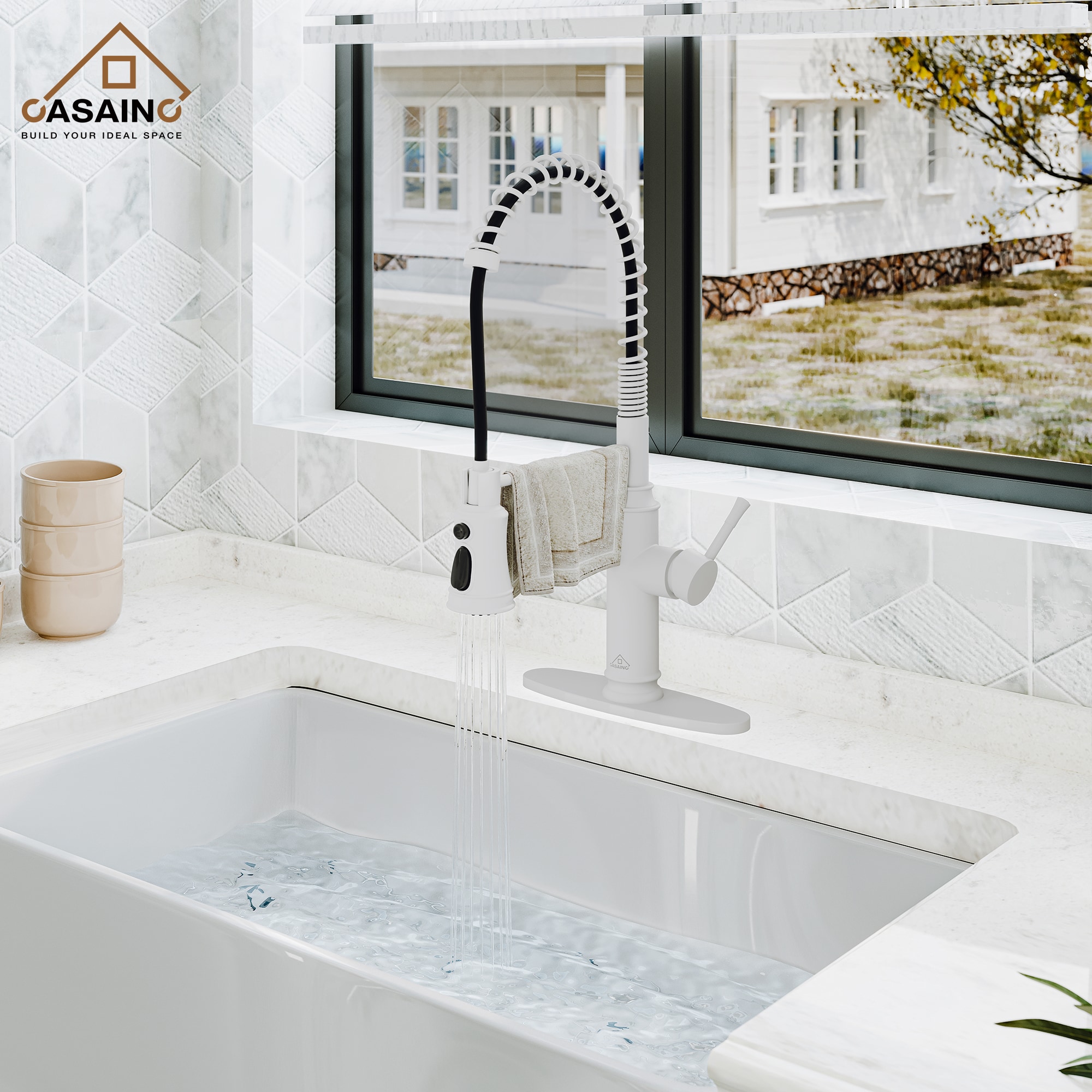 CASAINC CA-W3052-MW Kitchen-Faucets - View #2