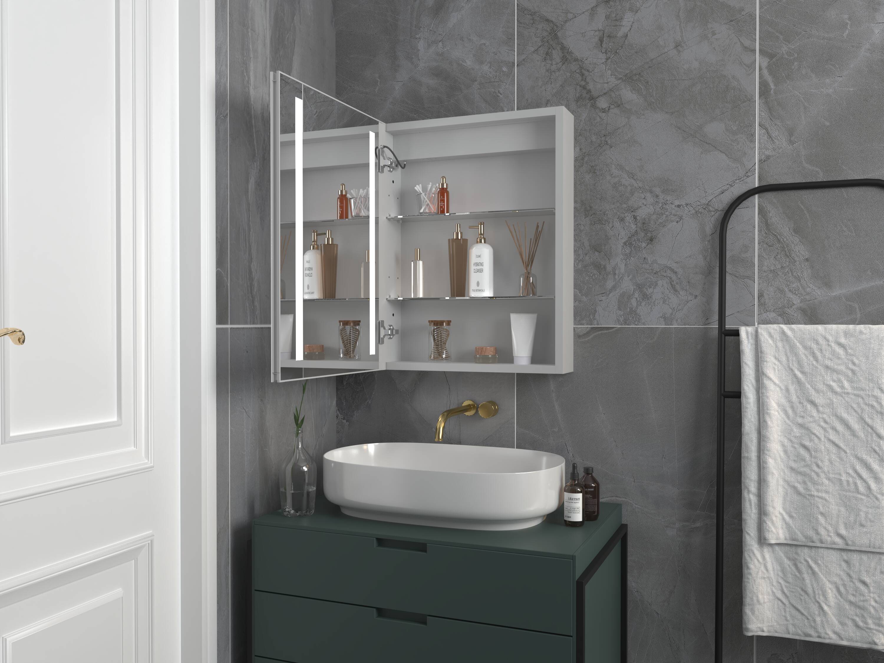 Forclover JSEXDHMC2026-L3 Bathroom-Medicine-Cabinets - View #5