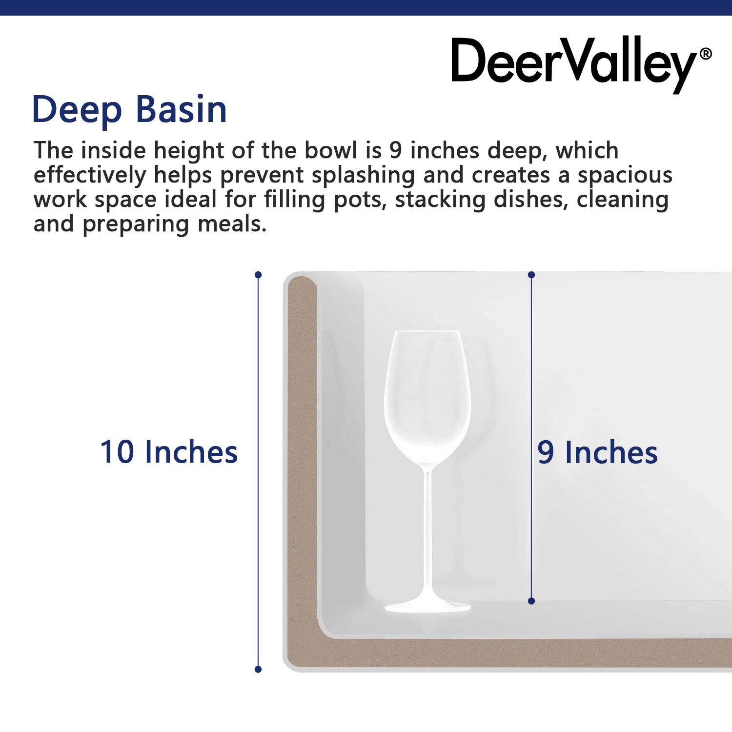 DeerValley DV-1K505 Kitchen-Sinks - View #9