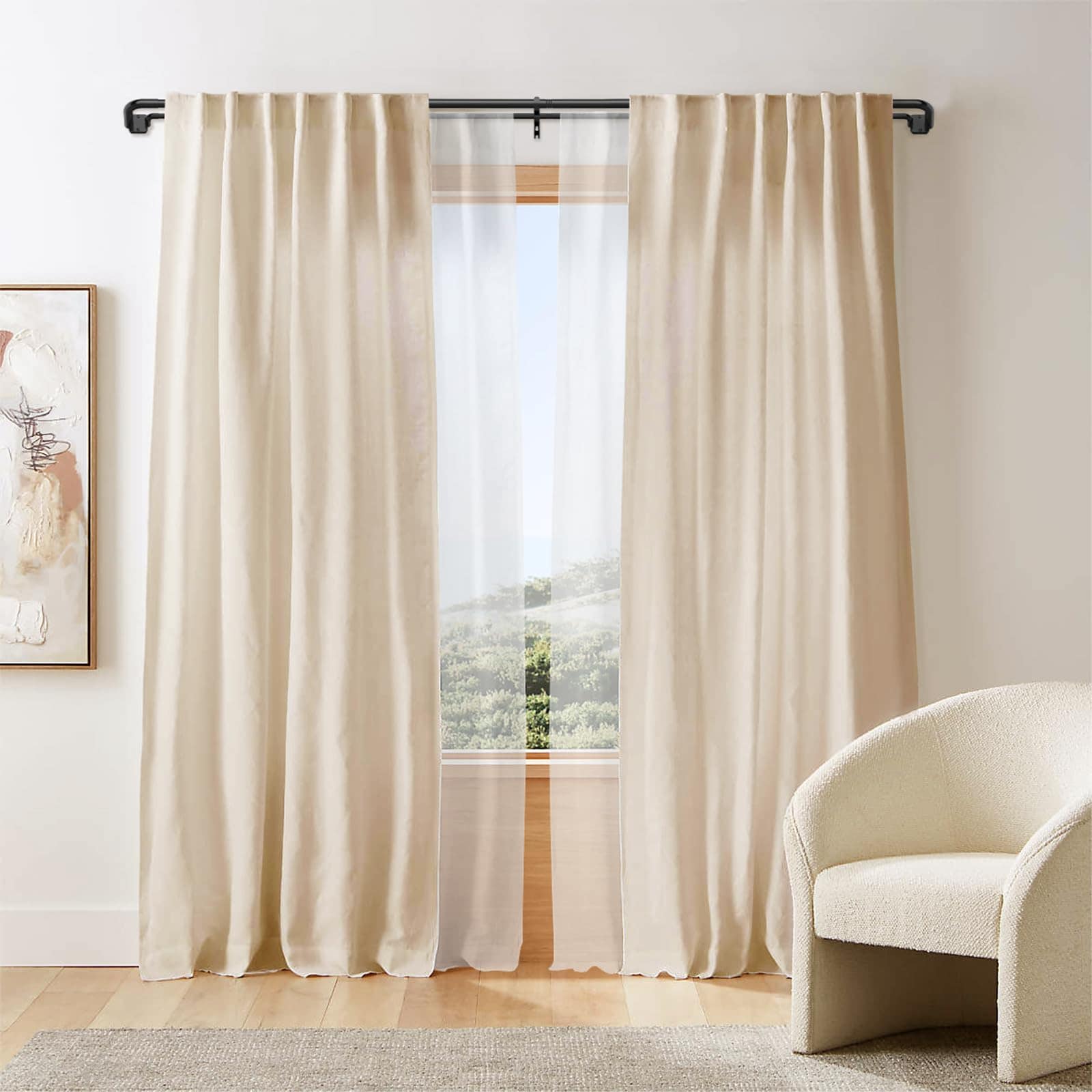 KIWDZFU LKI0820A191 Curtain-Rods - View #2
