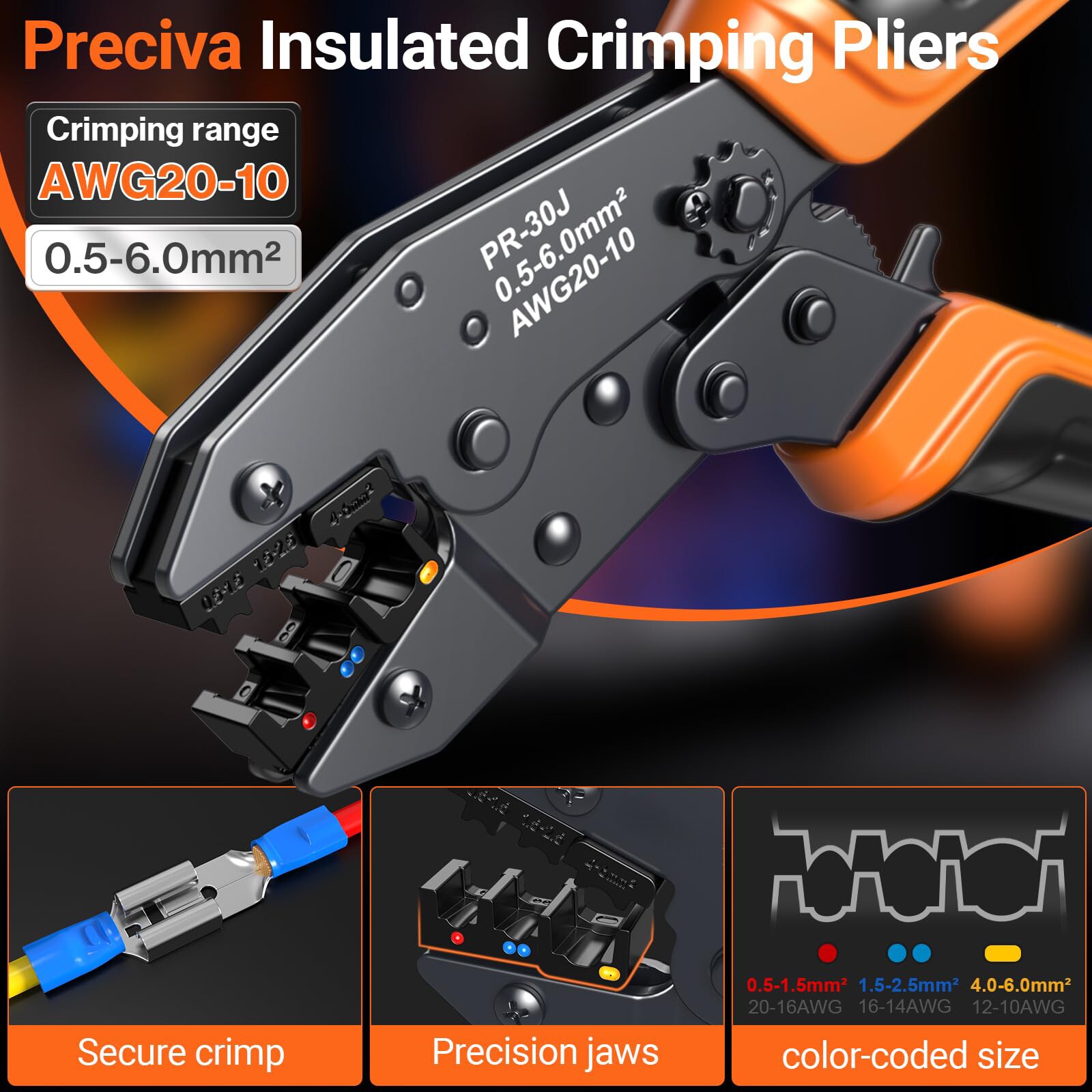 Etokfoks LETM52UW8 Wire-Strippers-Crimpers-Cutters - View #3