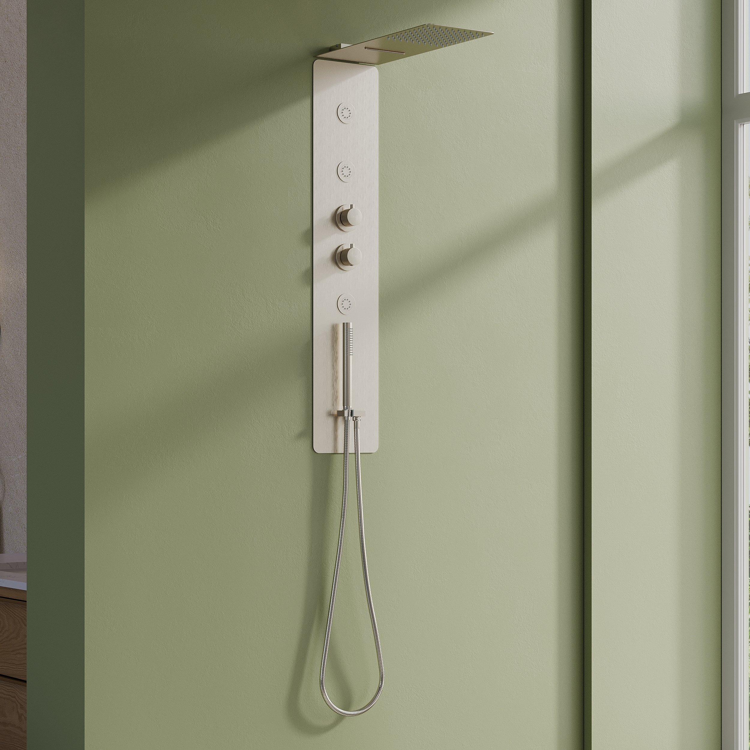 WELLFOR WF-SH013BN Showerhead-Bar-Panels - View #11