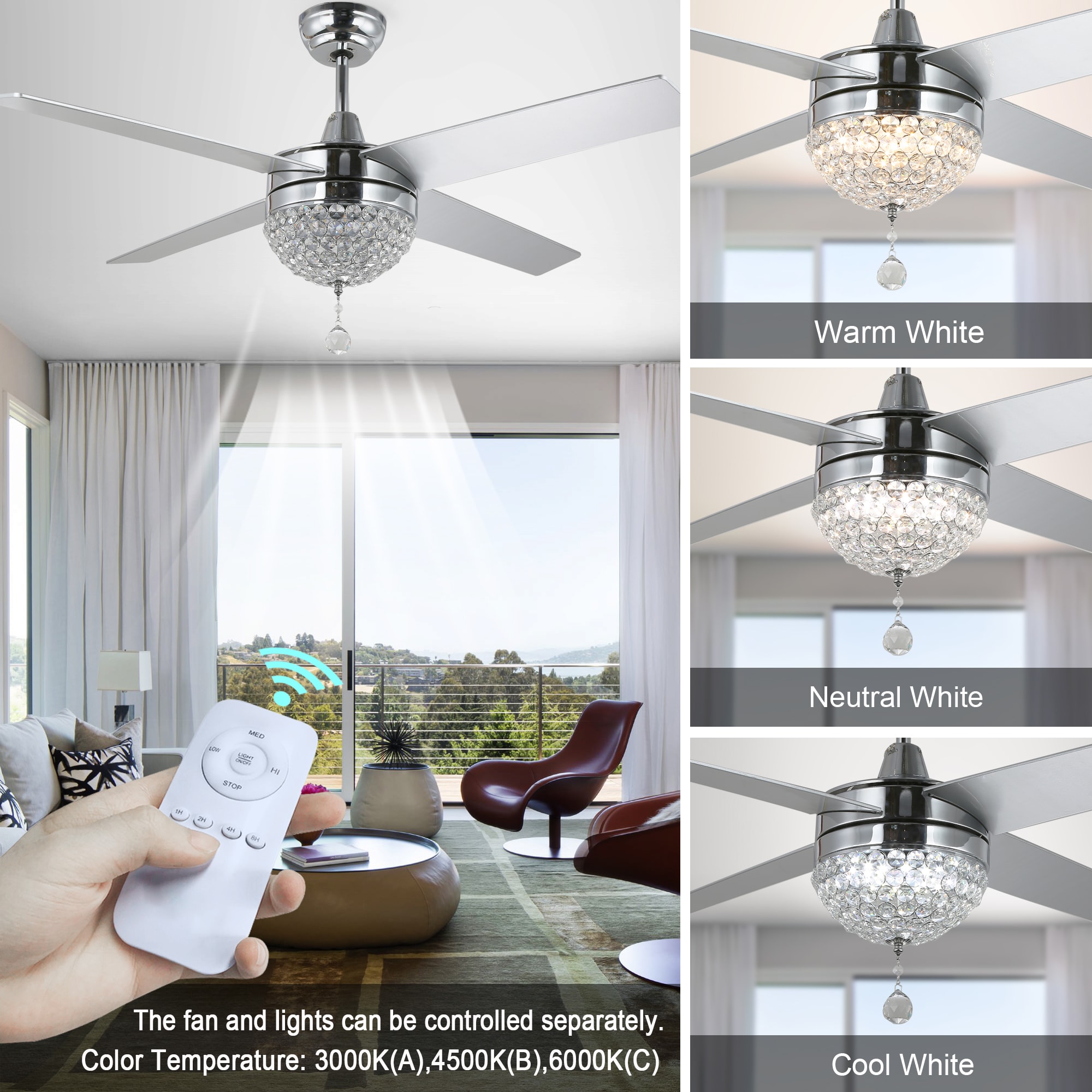 Bella Depot BD2001-C-42 Ceiling-Fans - View #3