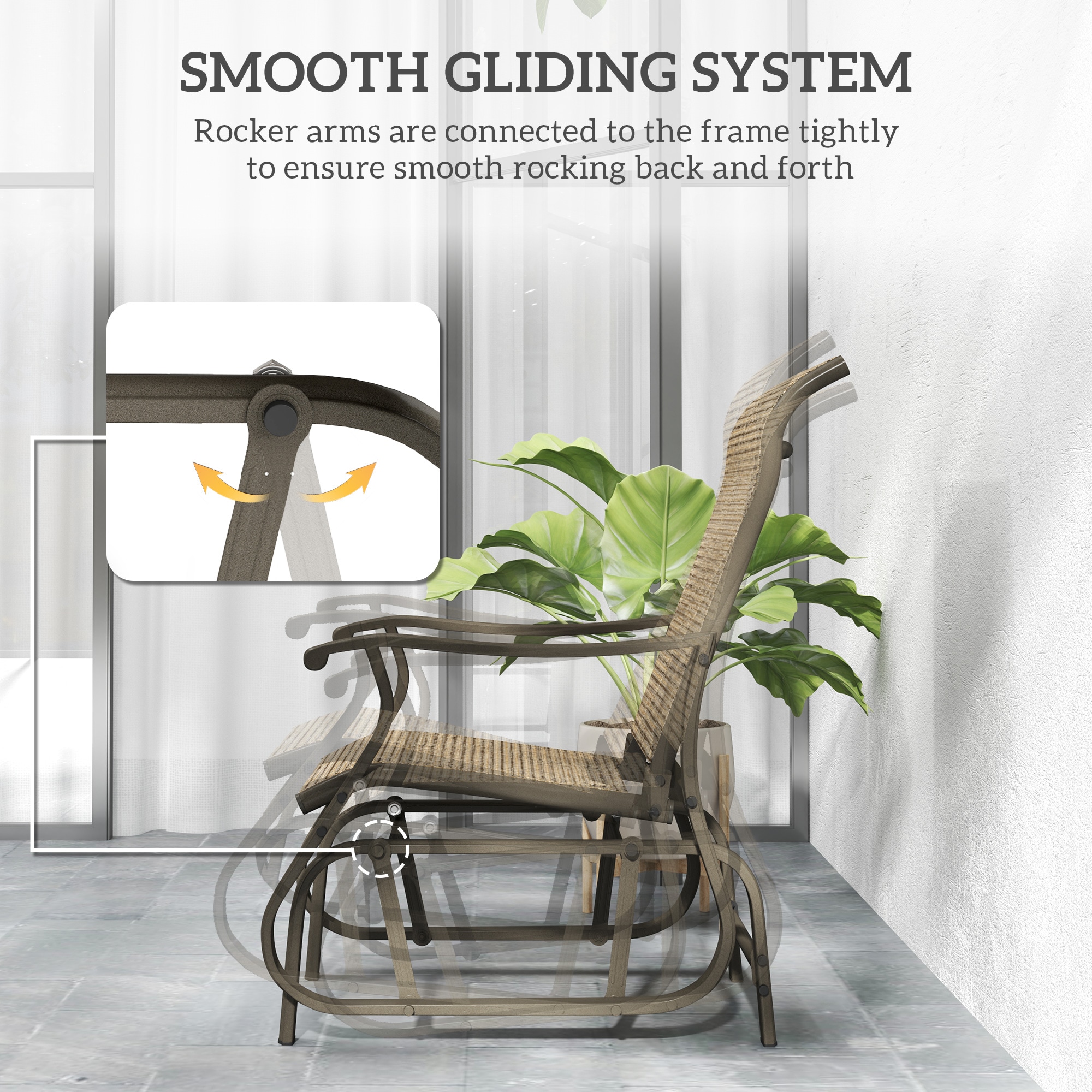 Outsunny 84B-961V00LN Patio-Chairs - View #7