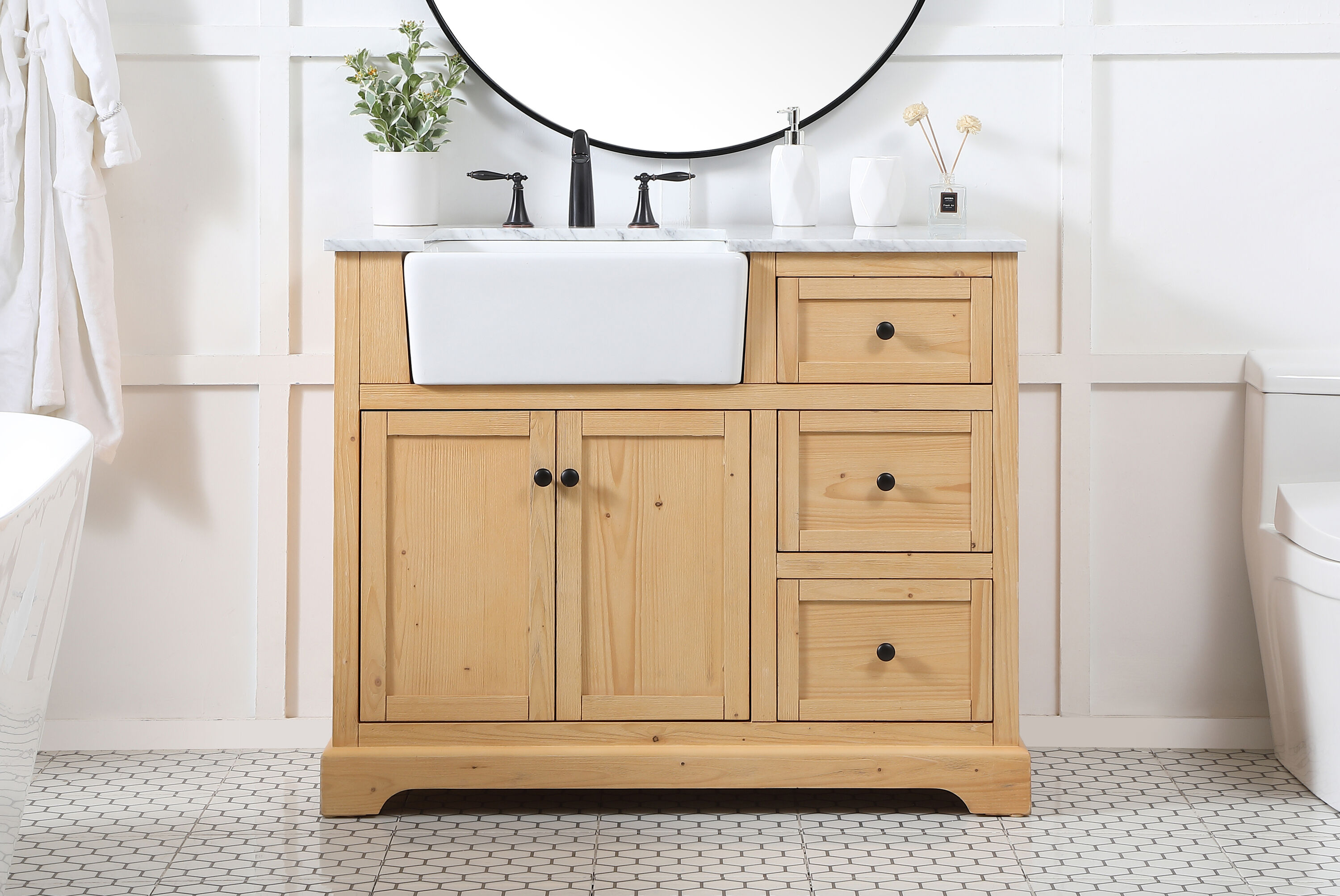 Elegant Decor HF180726NW Bath-Vanity-Combo - View #2