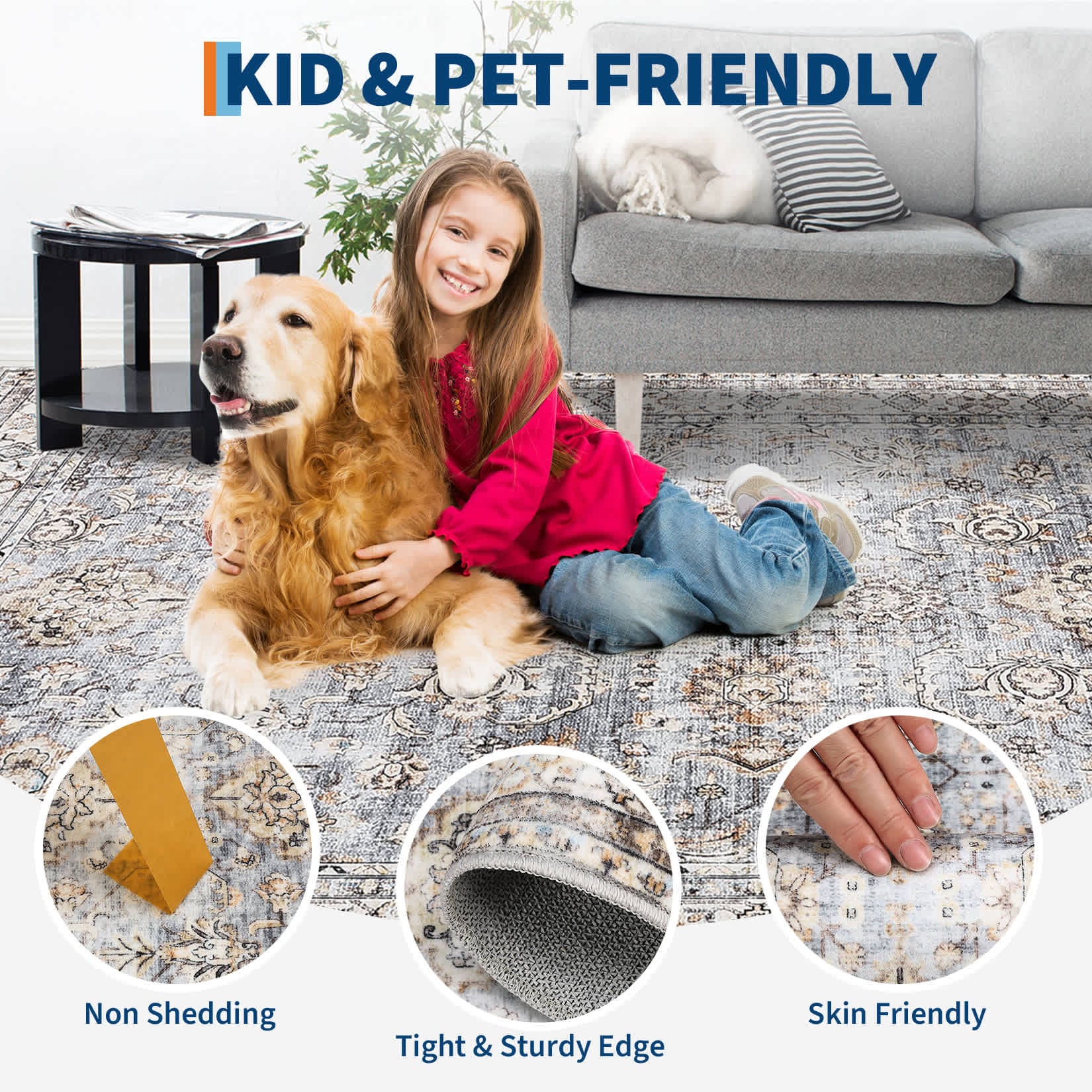 Qeetex LSN-PHK-345C43PW rugs - View #8