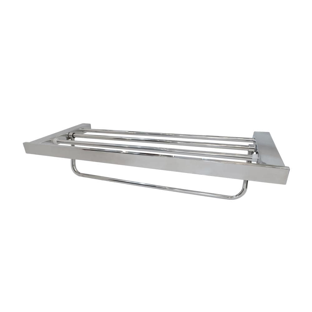 BOANN Polished Chrome Wall Mount Towel Rack at Lowes.com