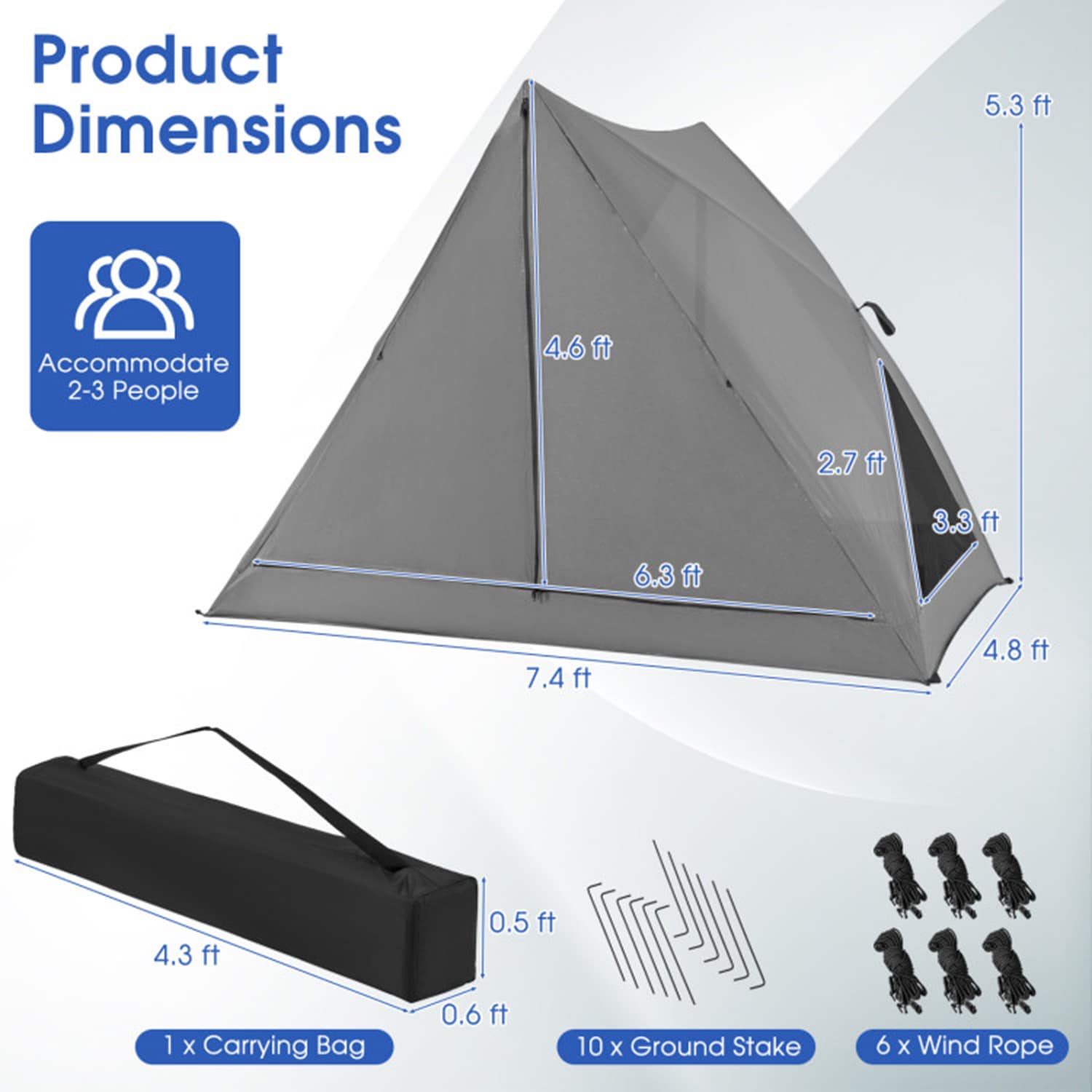 Mondawe MO-NP11707GR tents - View #10