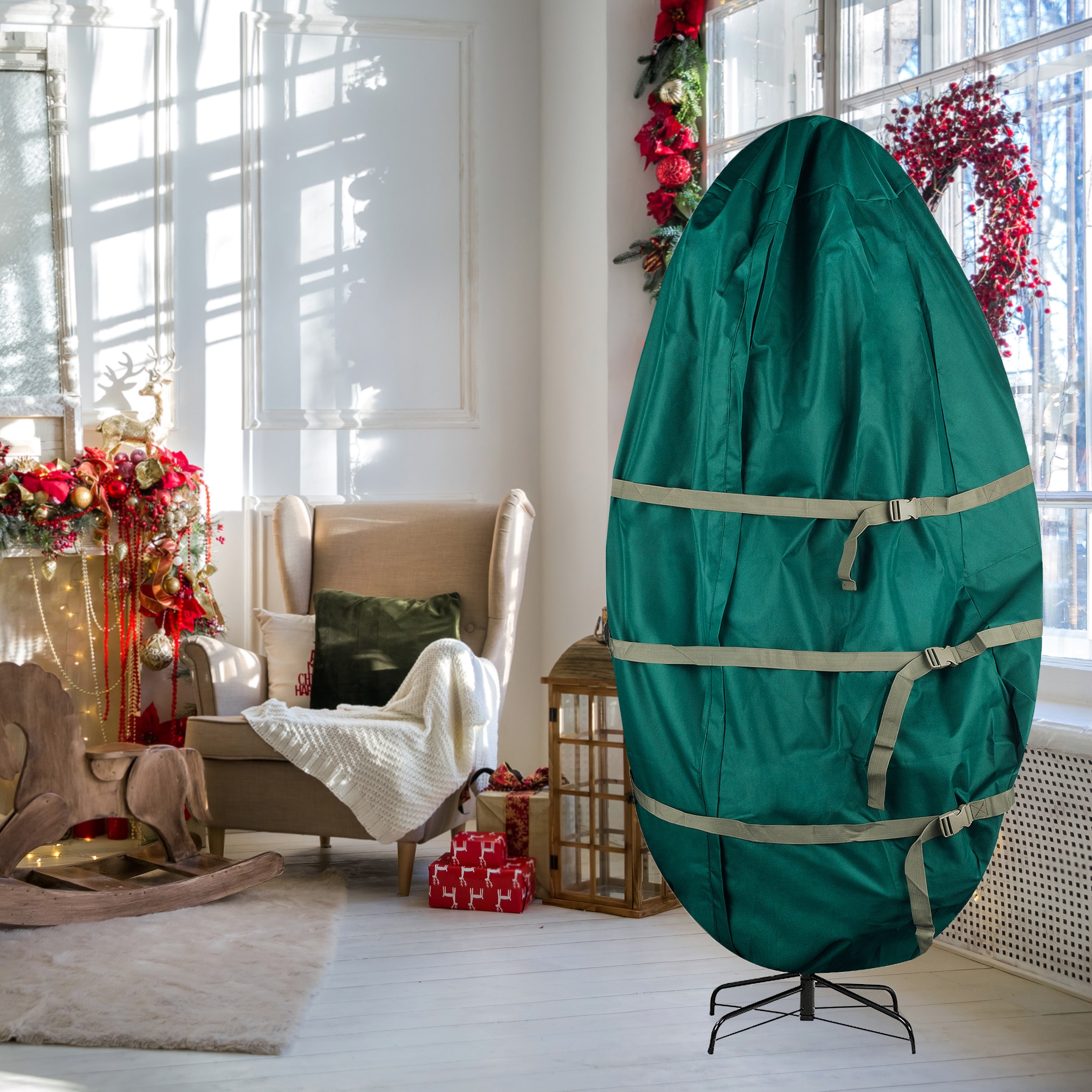 Hastings Home XL Christmas Tree Storage Bag - Green - 20434490