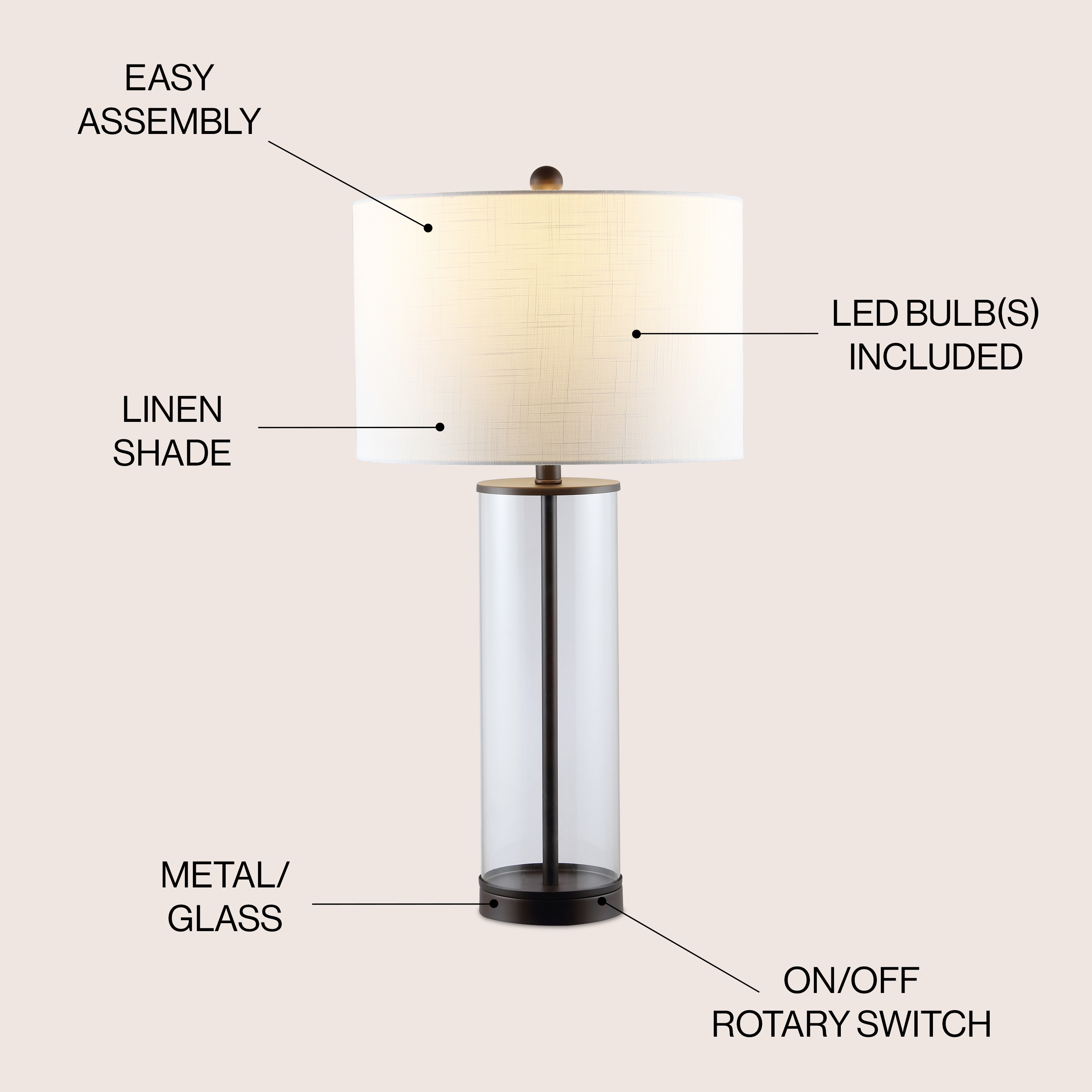JONATHAN  Y JYL2005B Table-Lamps - View #3