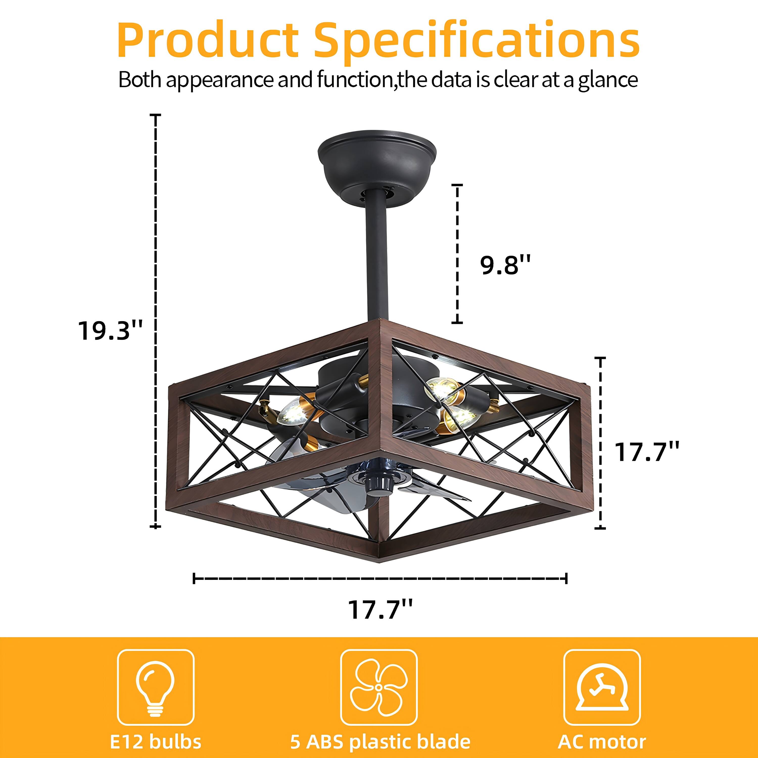 Fun Orange FUNQ3CF01 Ceiling-Fans - View #9