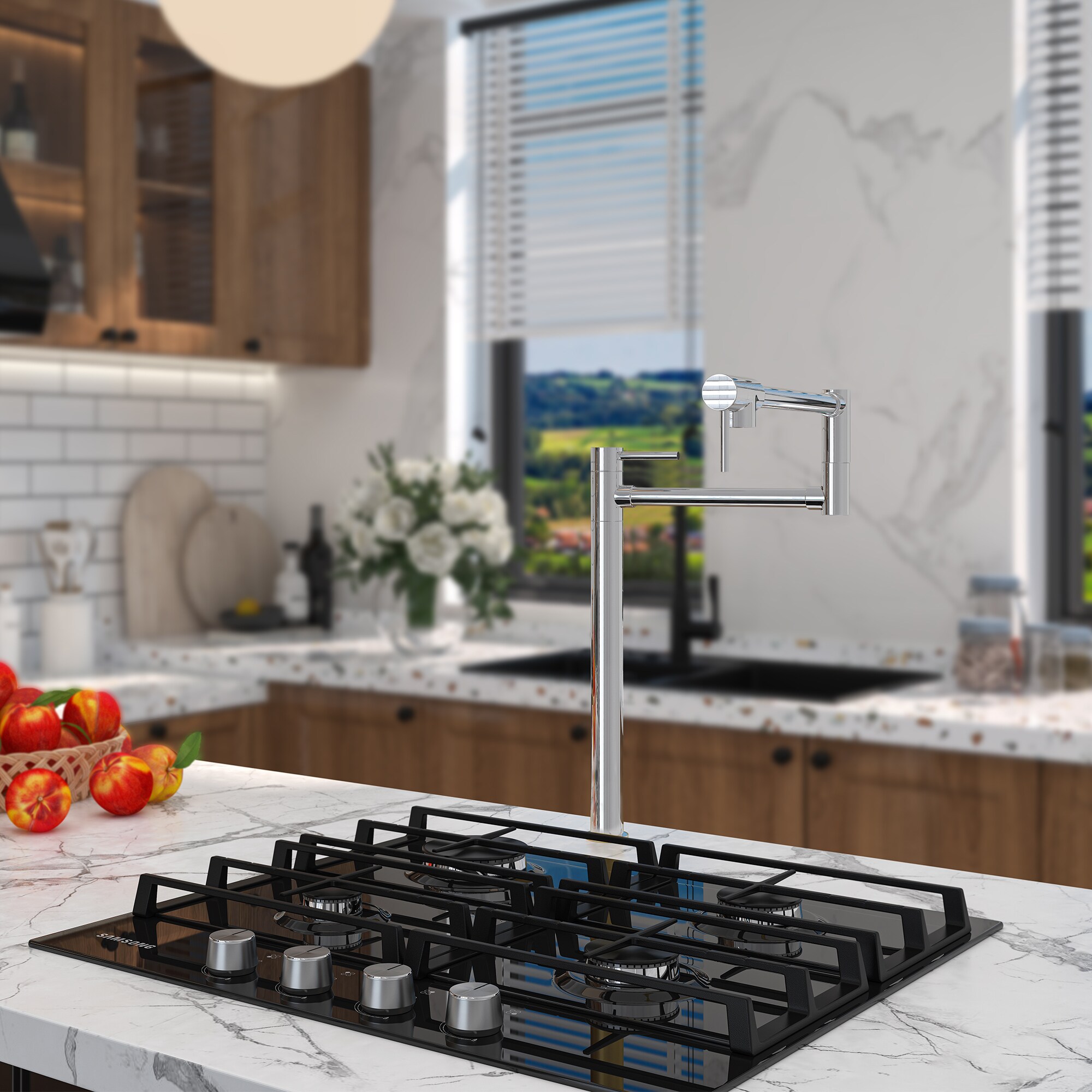 CASAINC KCLT0027-CP Kitchen-Faucets - View #2
