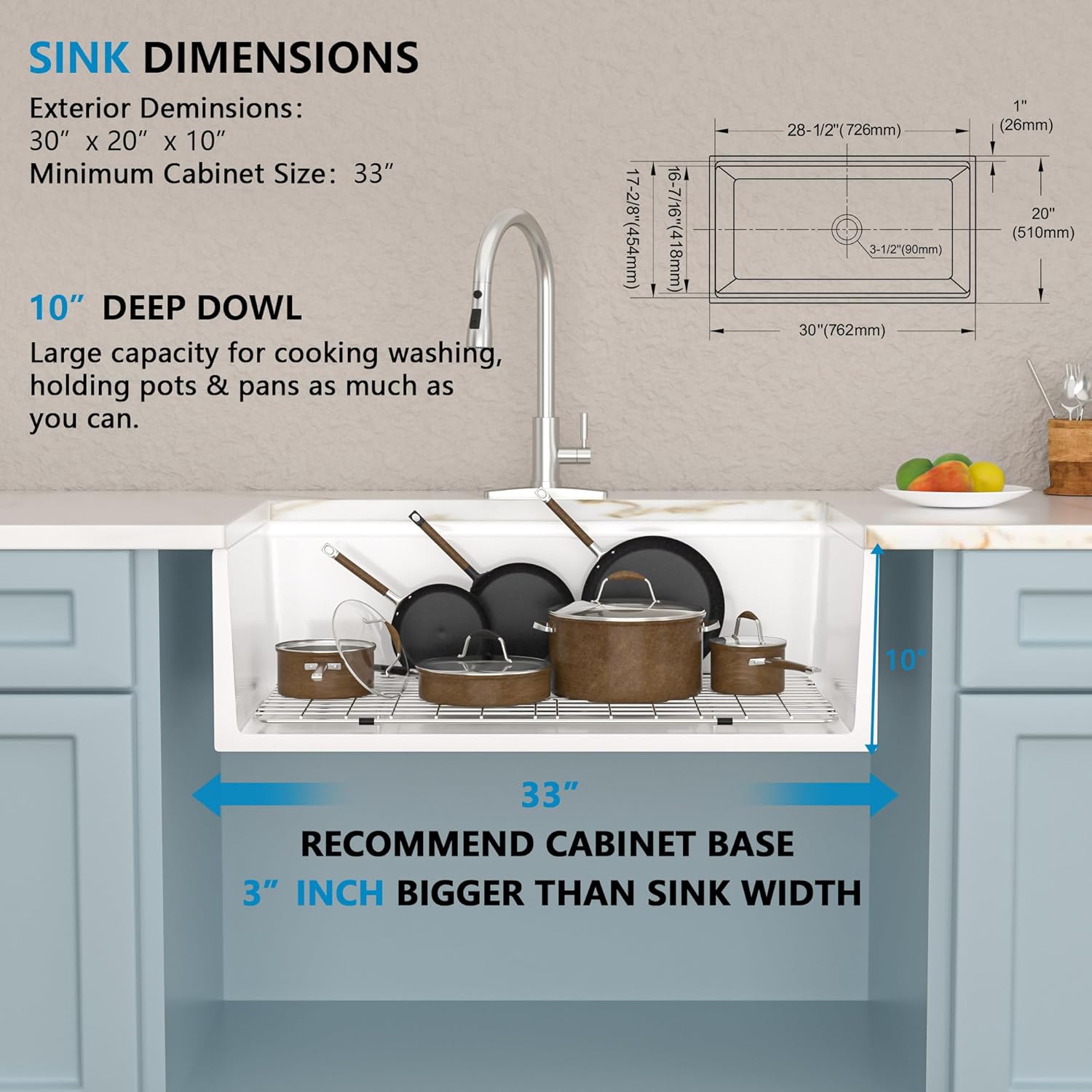 Lordear LD-TC3020A Kitchen-Sinks - View #9