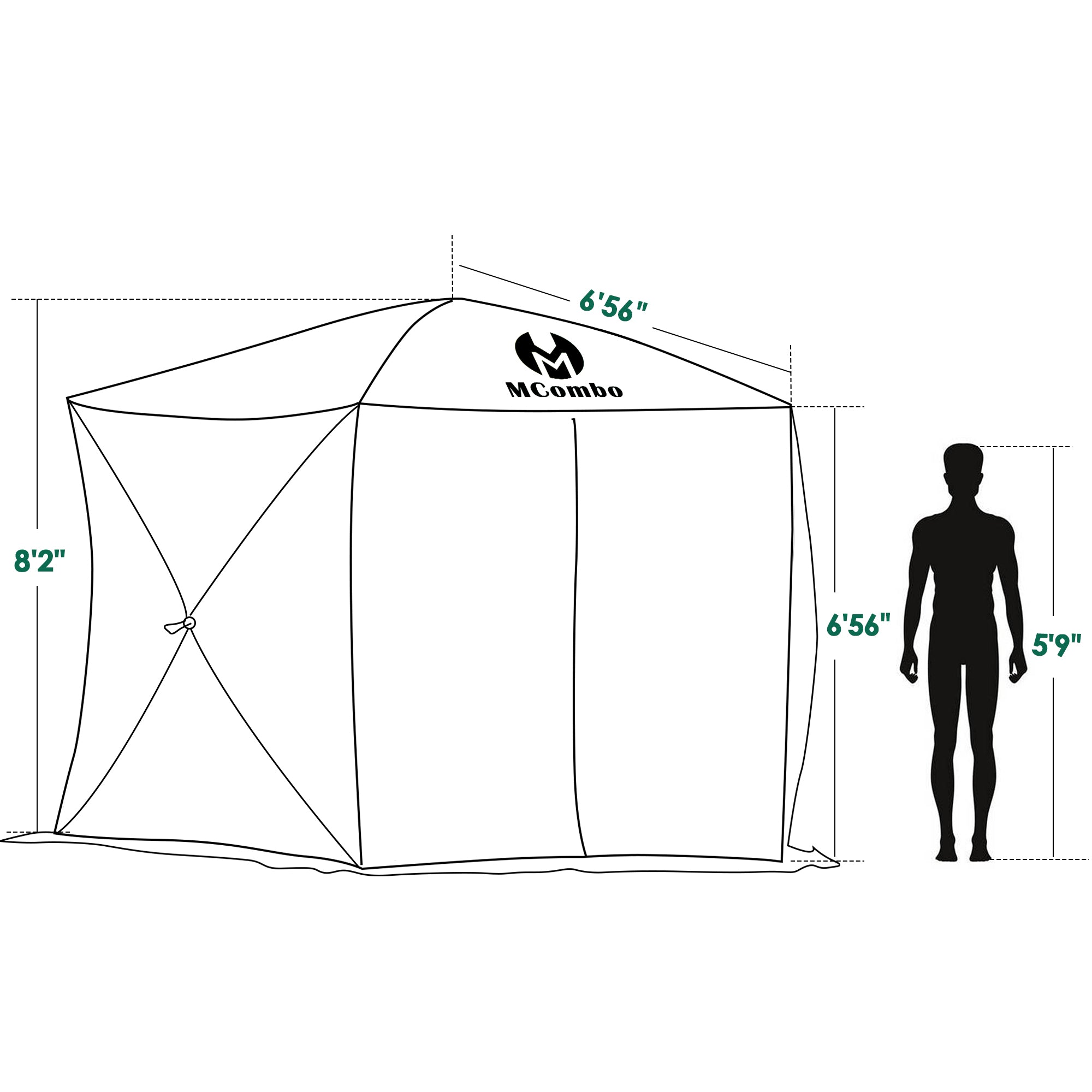 MCombo 6052-C1024BR-5PC tents - View #10