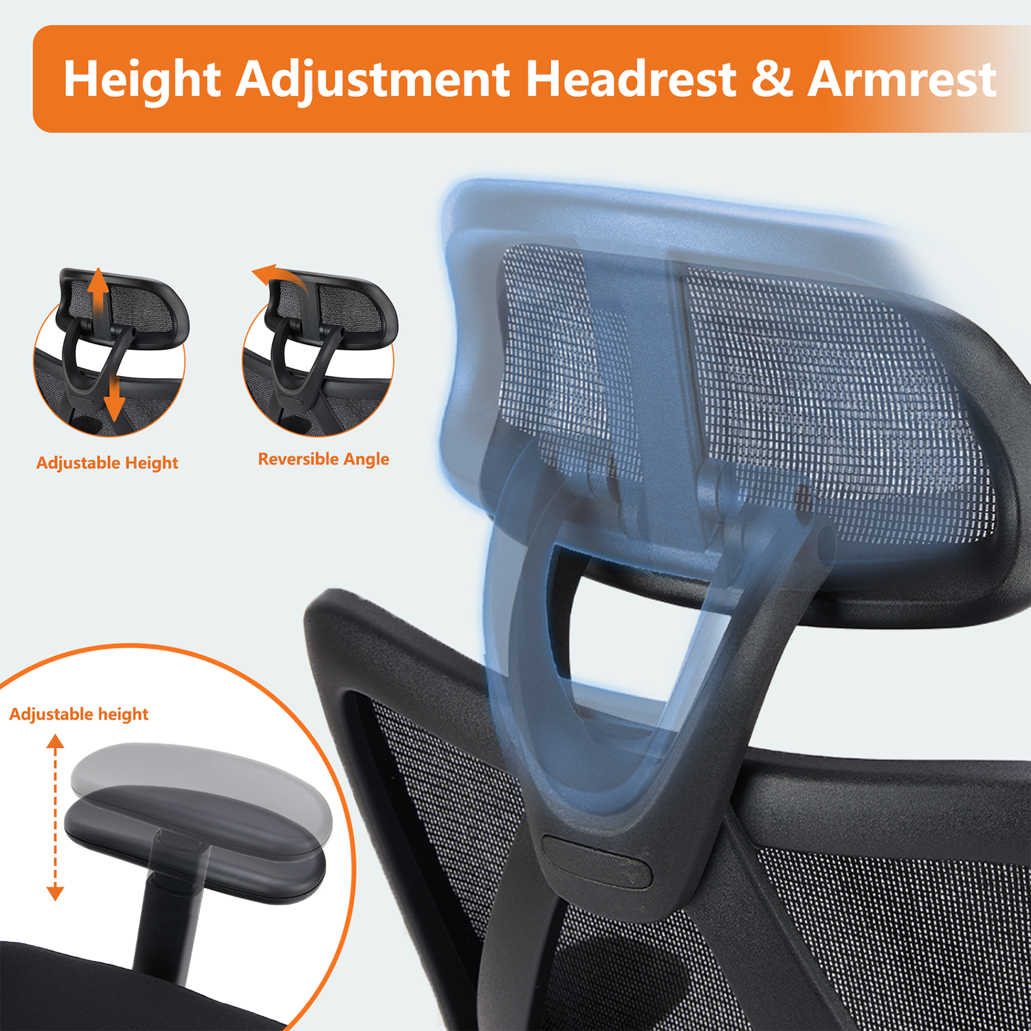 Sumyeg WF-HW60449BK-LA Office-Chairs - View #7