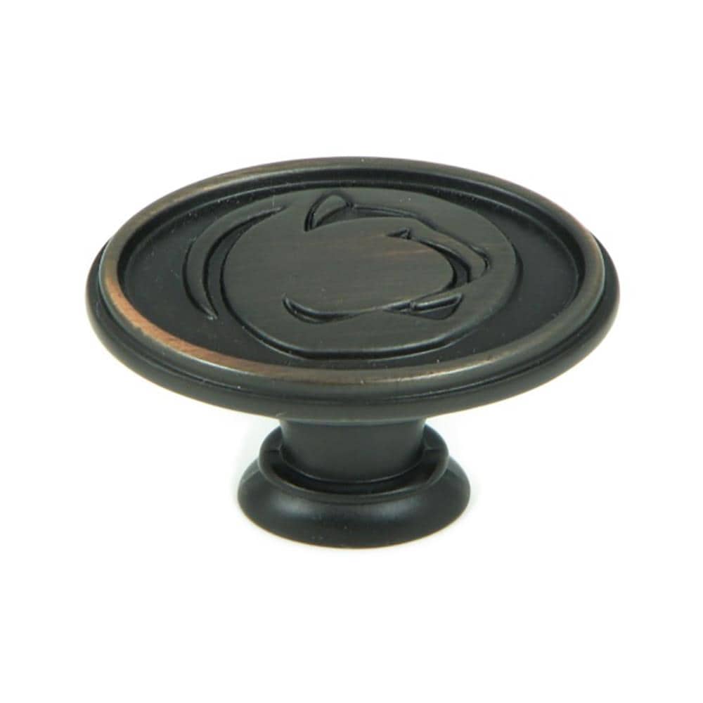 Stone Mill Hardware CL81097-OB-PSU Collegiate Hardware Oil-Rubbed Bronze Oval Contemporary Cabinet Knob