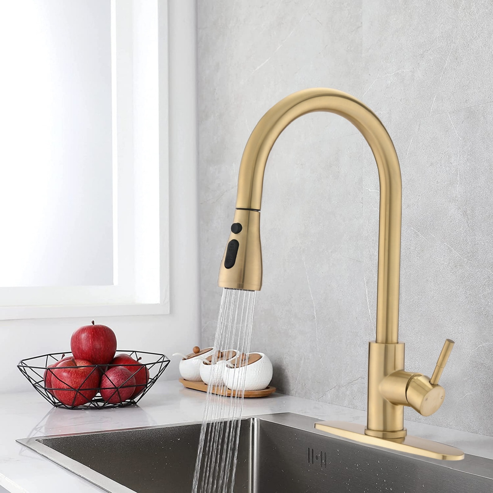 UCLIMAA UCD3411-BG Kitchen-Faucets - View #4