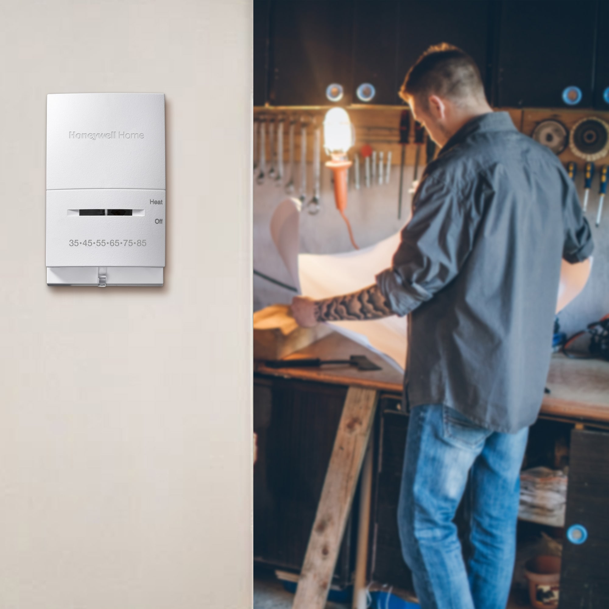 Honeywell Home CT50K1028 Nonprogram-Thermostats - View #6