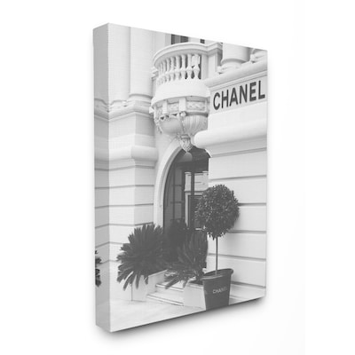 Black And White High Fashion Front Wall Art At Com - Stupell Home Decor Chanel