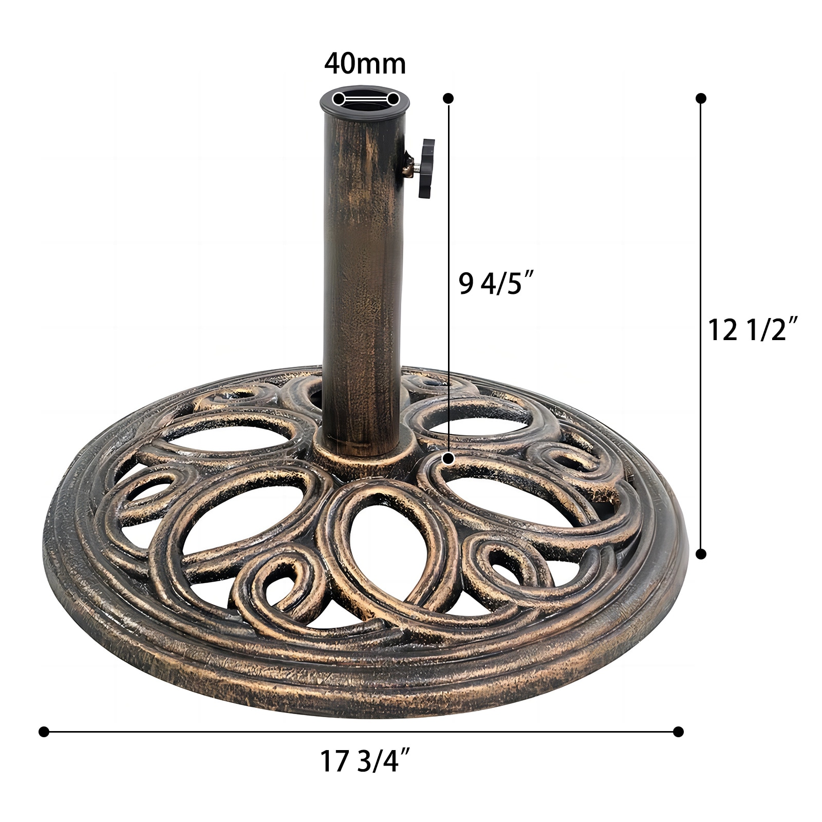 WELLFOR DOJ3049 Umbrella-Bases - View #2