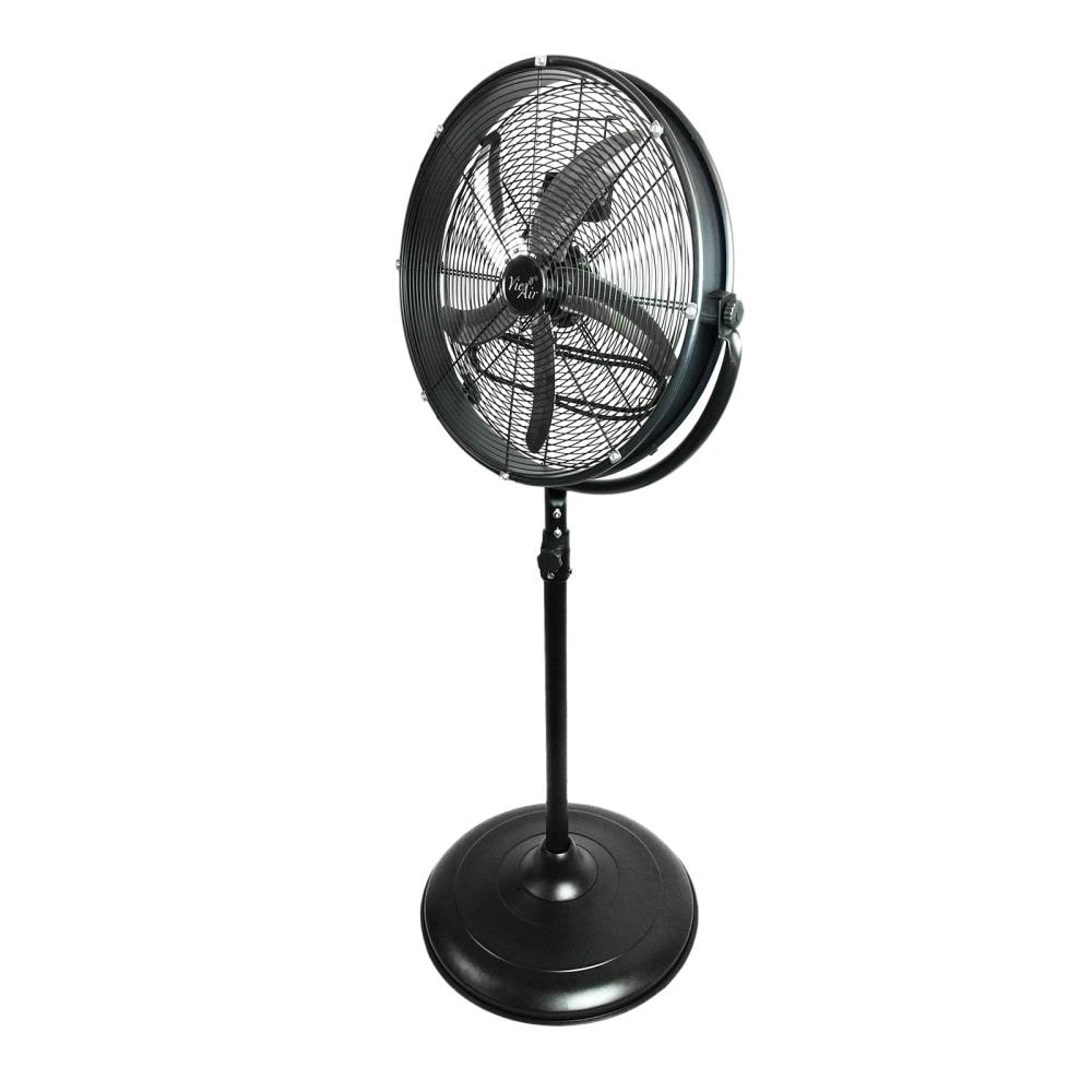 BLACK Black Cooling Fan 16 inch Silent 3 Speed Pedestal Free Standing Fans for Cool Air at Home and office By JUNU