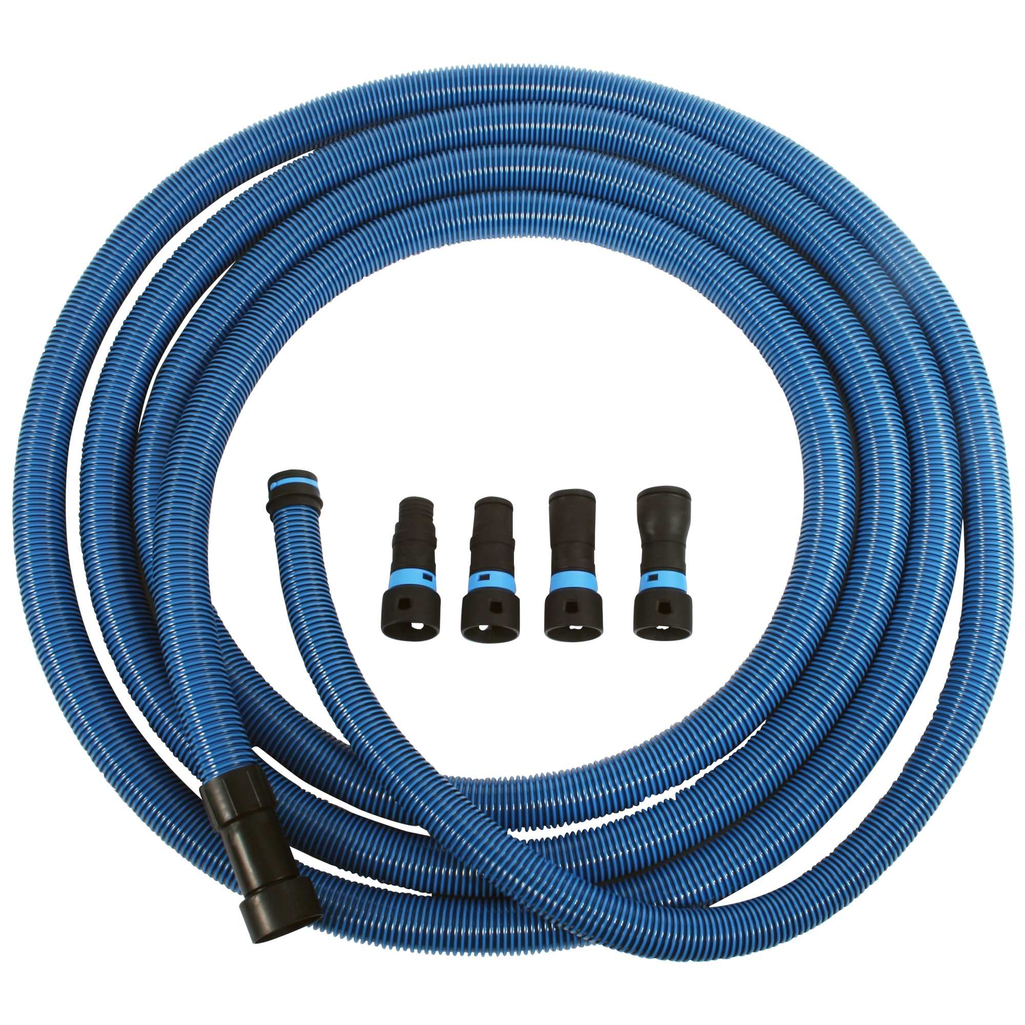 Cen-Tec Systems 94181 Quick Click 10 ft. Hose for Home and Shop Vacuums with Multi-Brand Power Tool Adapter for Dust Collection
