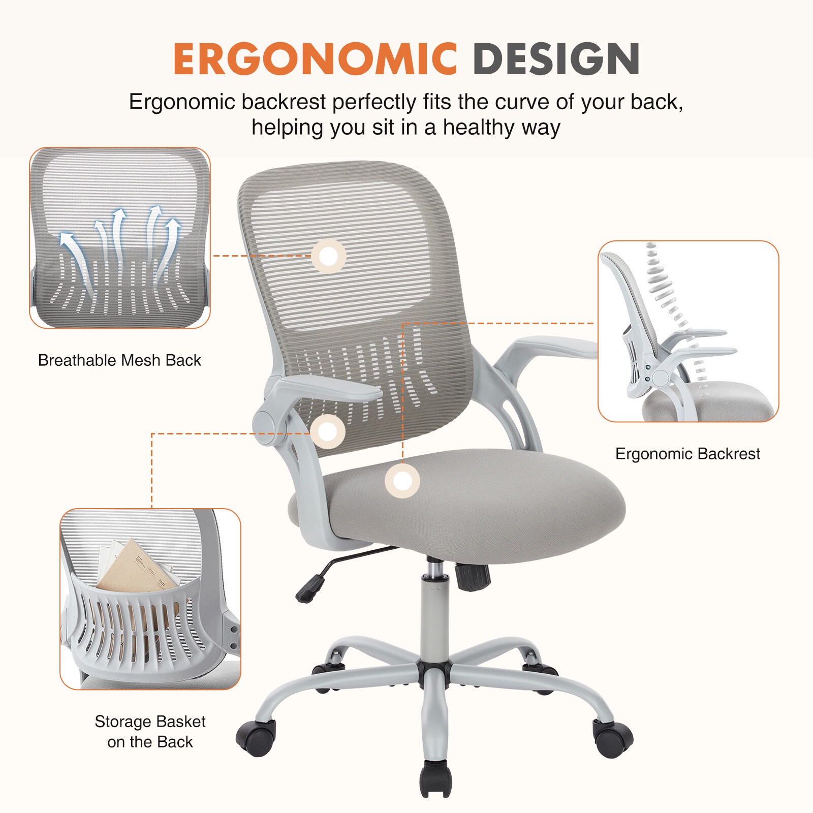 Flynama L-134205 Office-Chairs - View #3