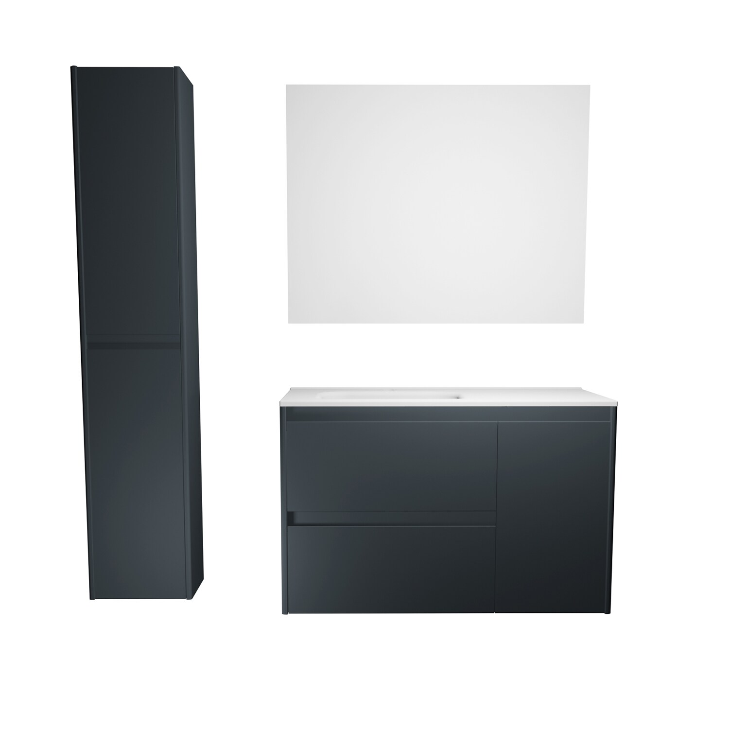 WS Bath Collections AMBRA 90 PACK 2 AN Bath-Vanity-Combo - View #4